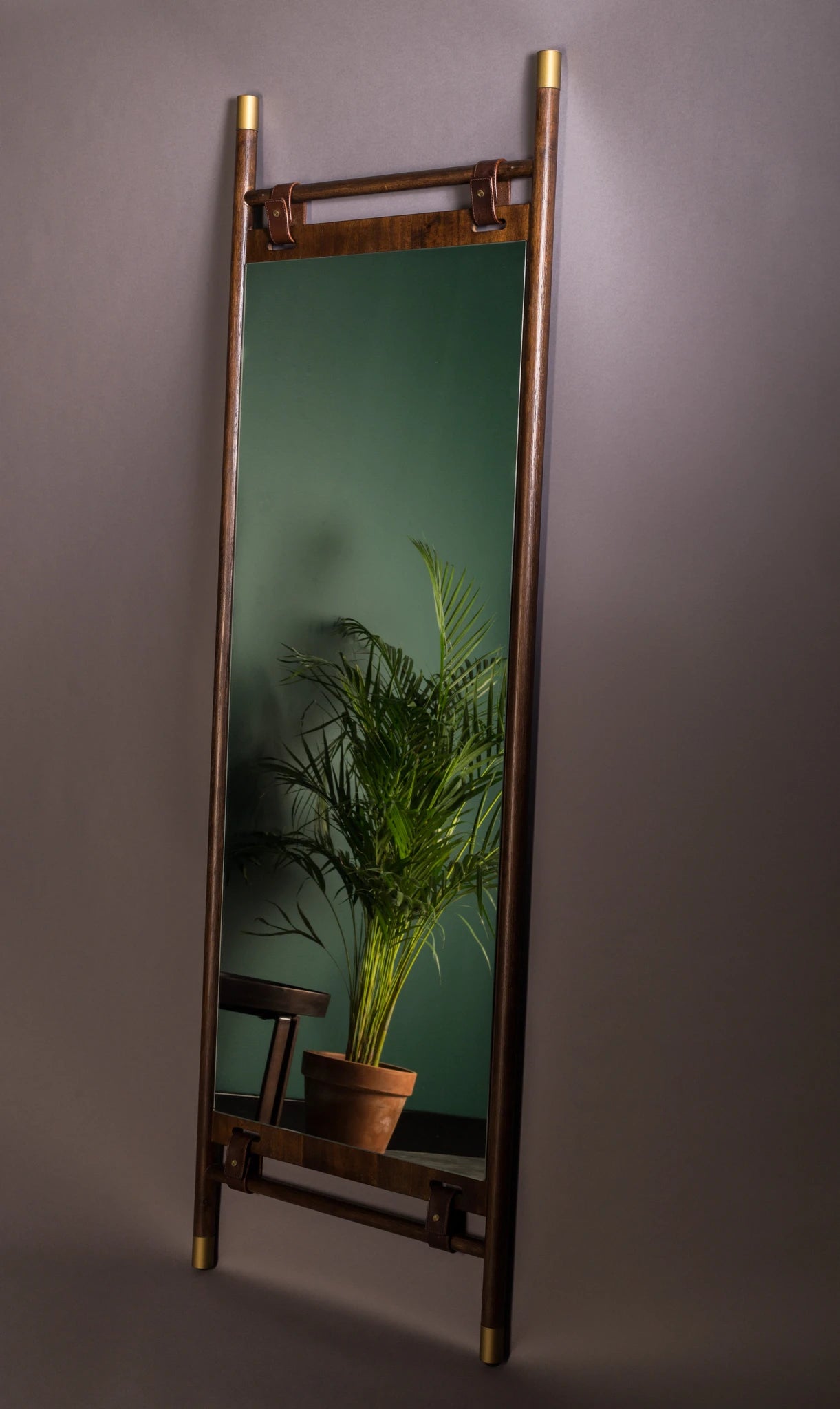 Dutchbone Riva Brown Solid Oak Mirror