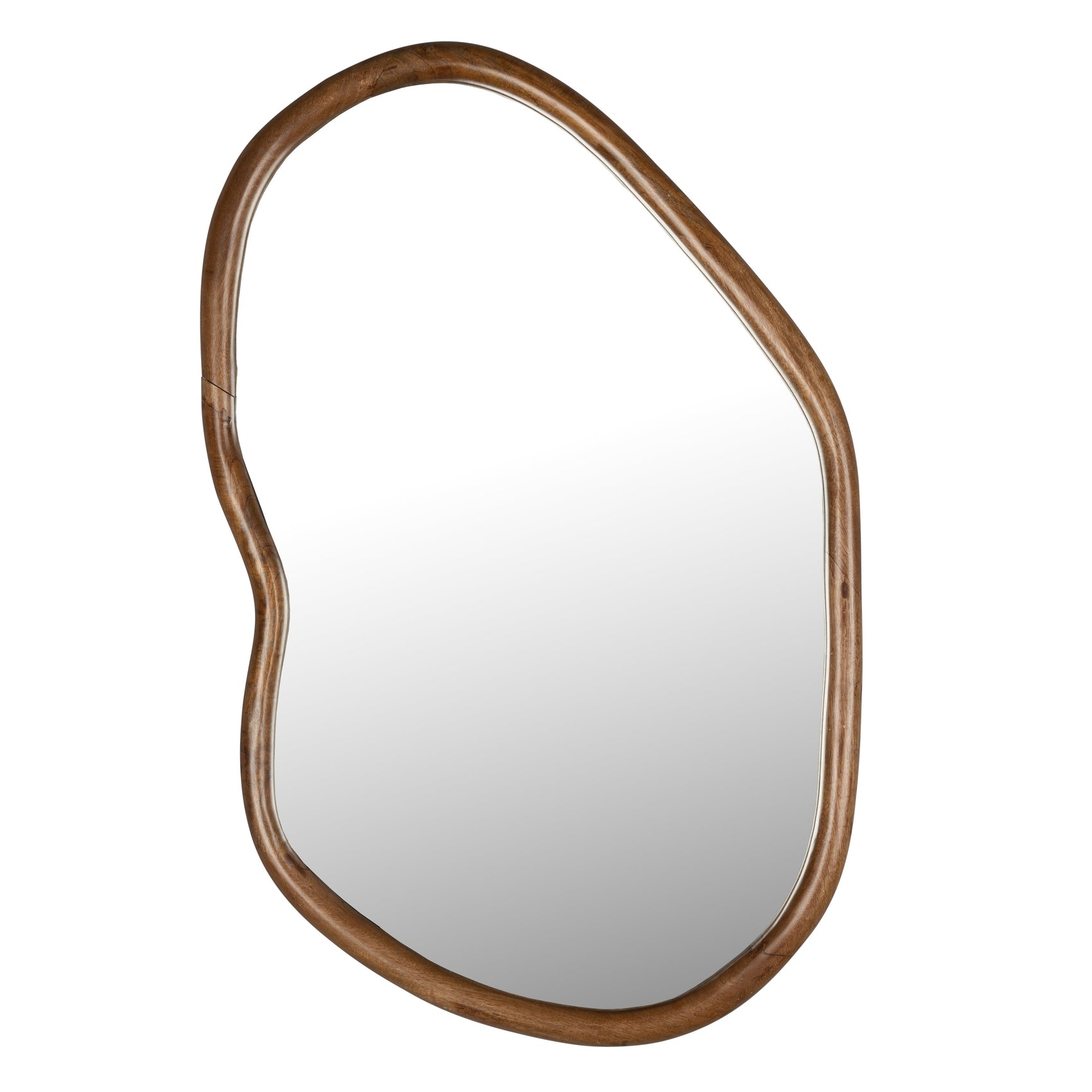 Dutchbone Ashley Organic Walnut Wood Wall Mirror