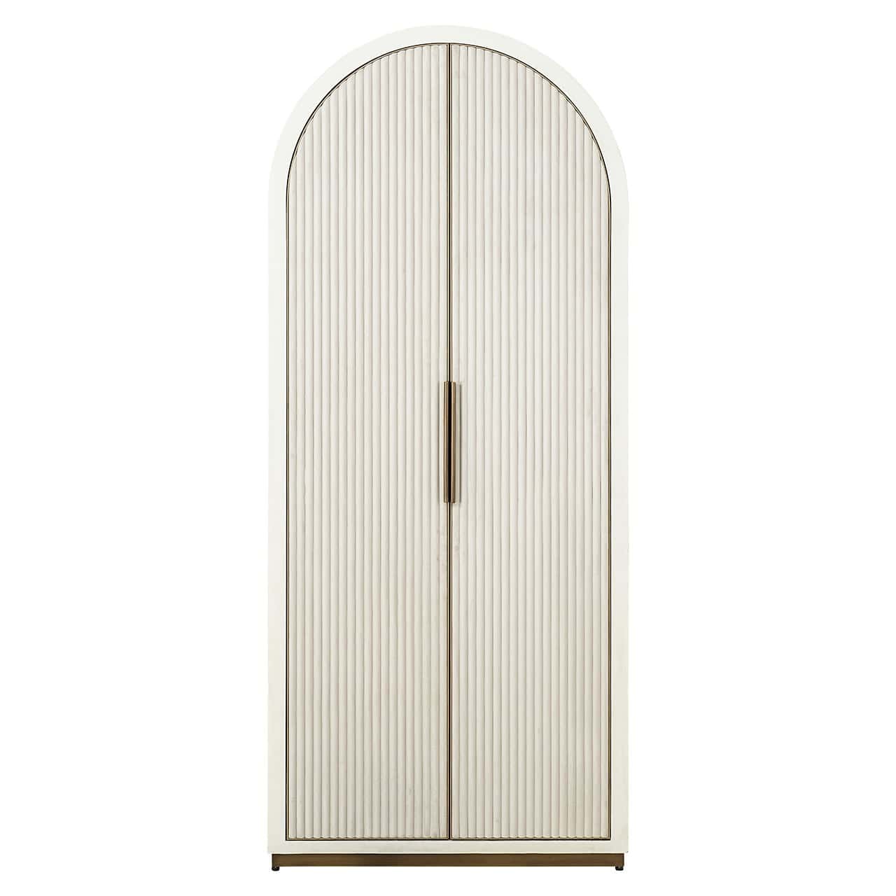 Cabinet Tivoli with arched top 2-doors (White)