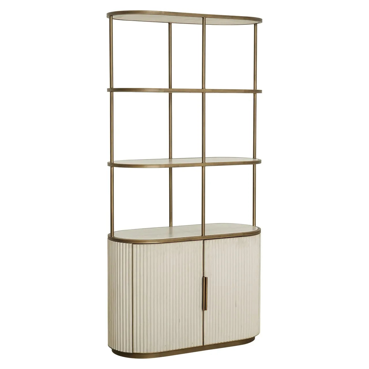 Richmond Interiors Tivoli White Ceramic Open Display Unit