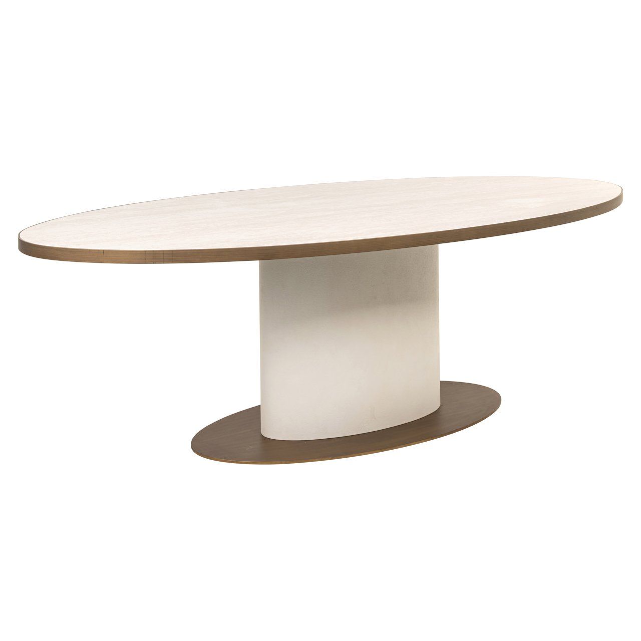 Dining table Tivoli white oval 230