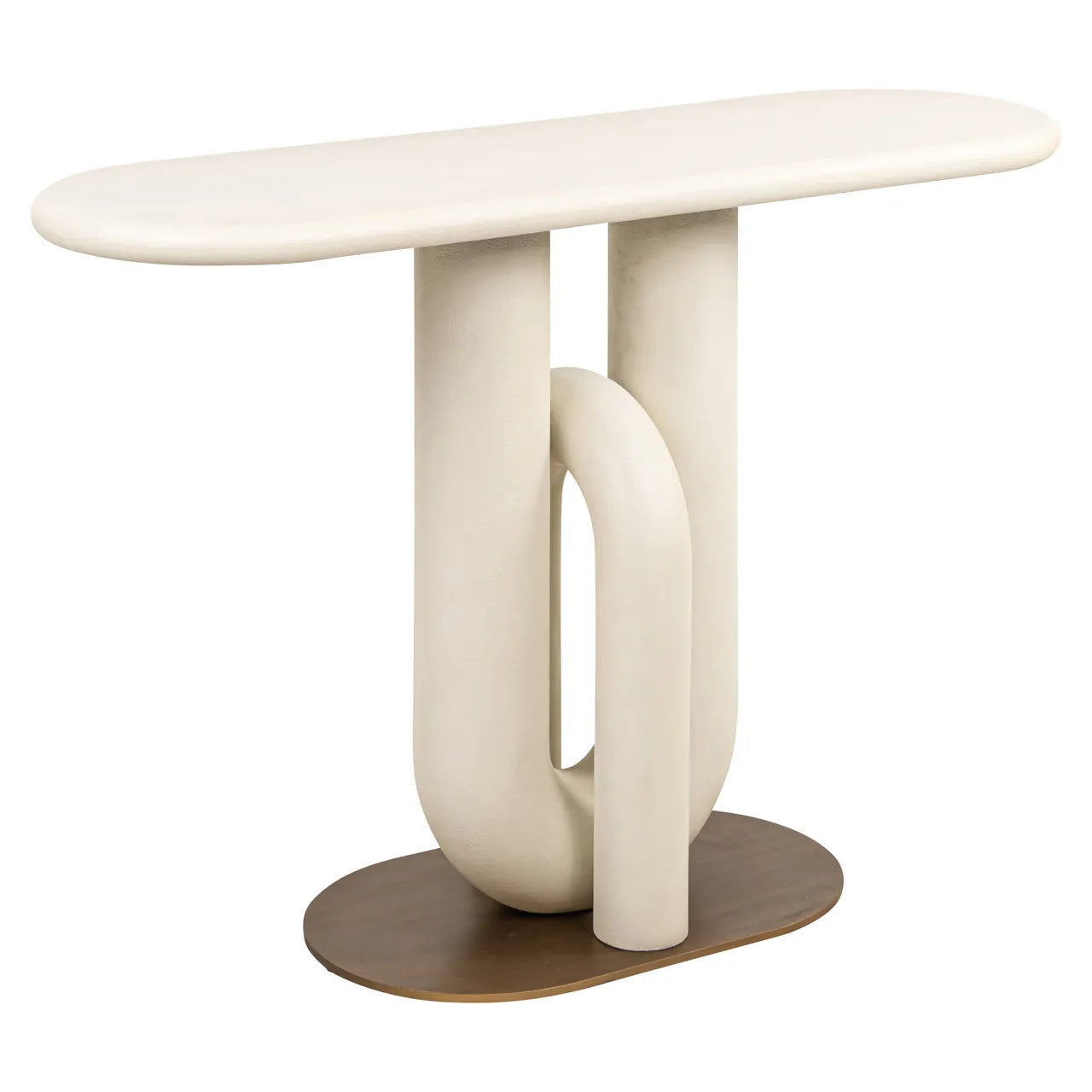 Richmond Interiors Winslow White Knot Console Table