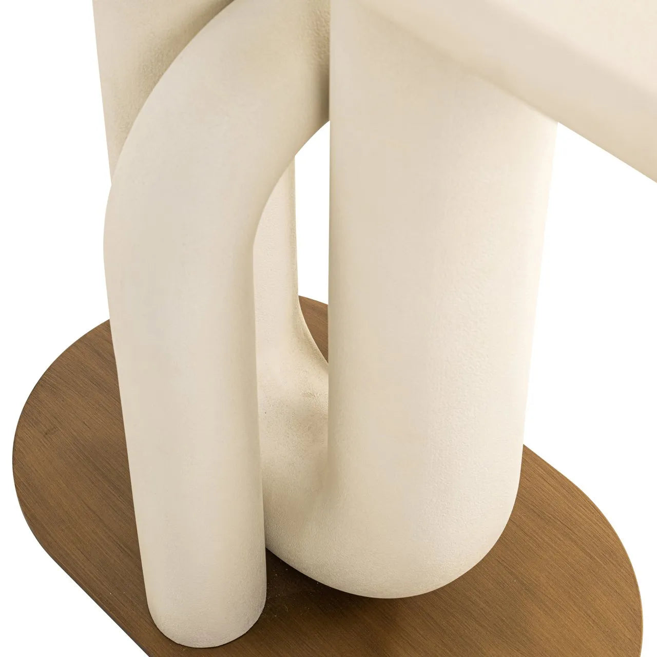 Richmond Interiors Winslow White Knot Console Table