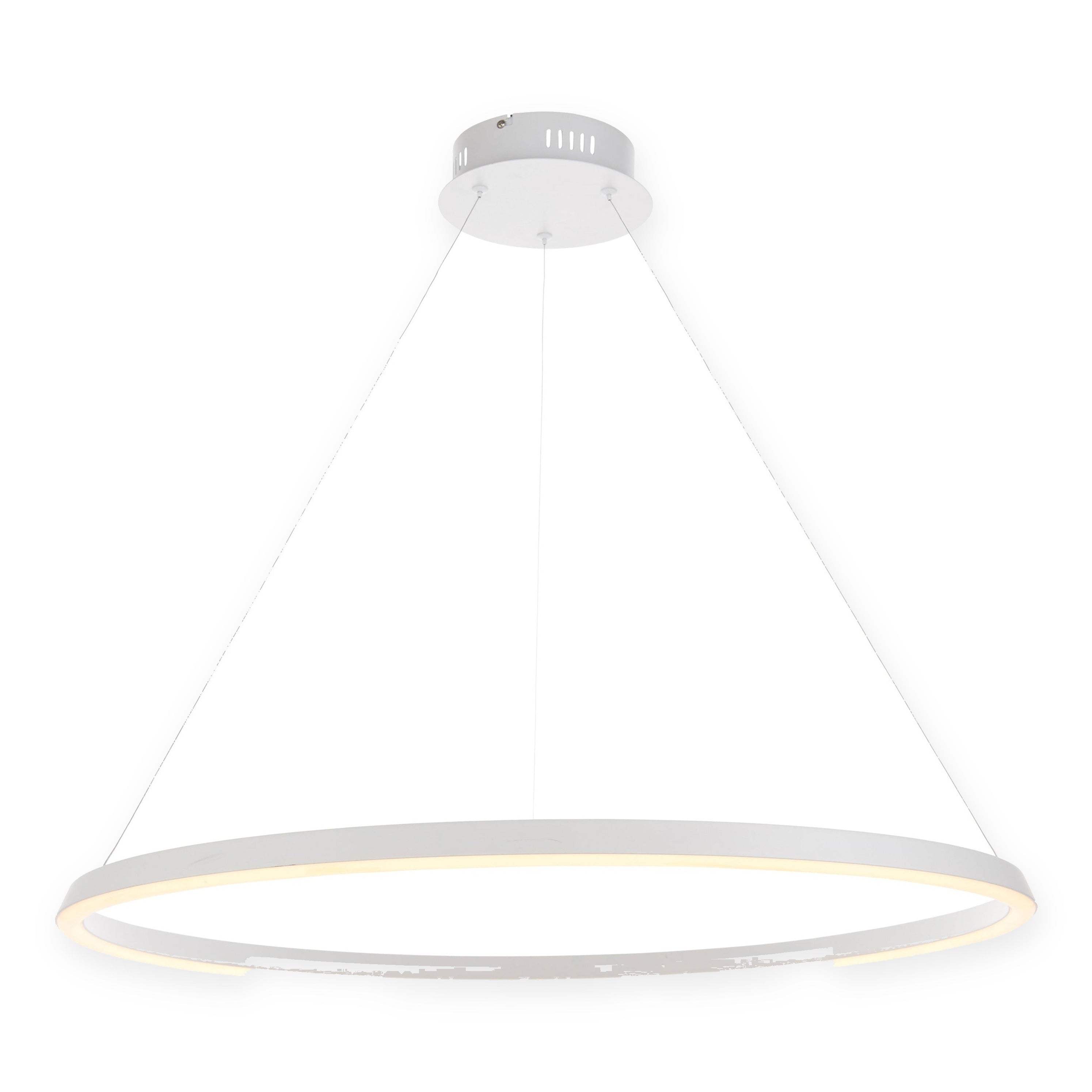 Narissa White Halo LED Pendant Light