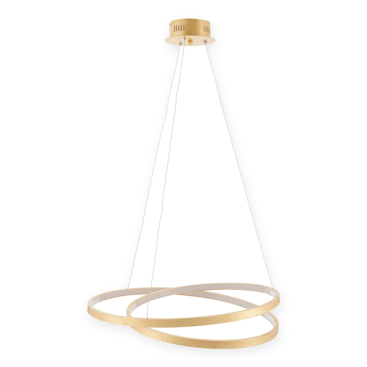 Gold Scribble Ring LED Pendant Light