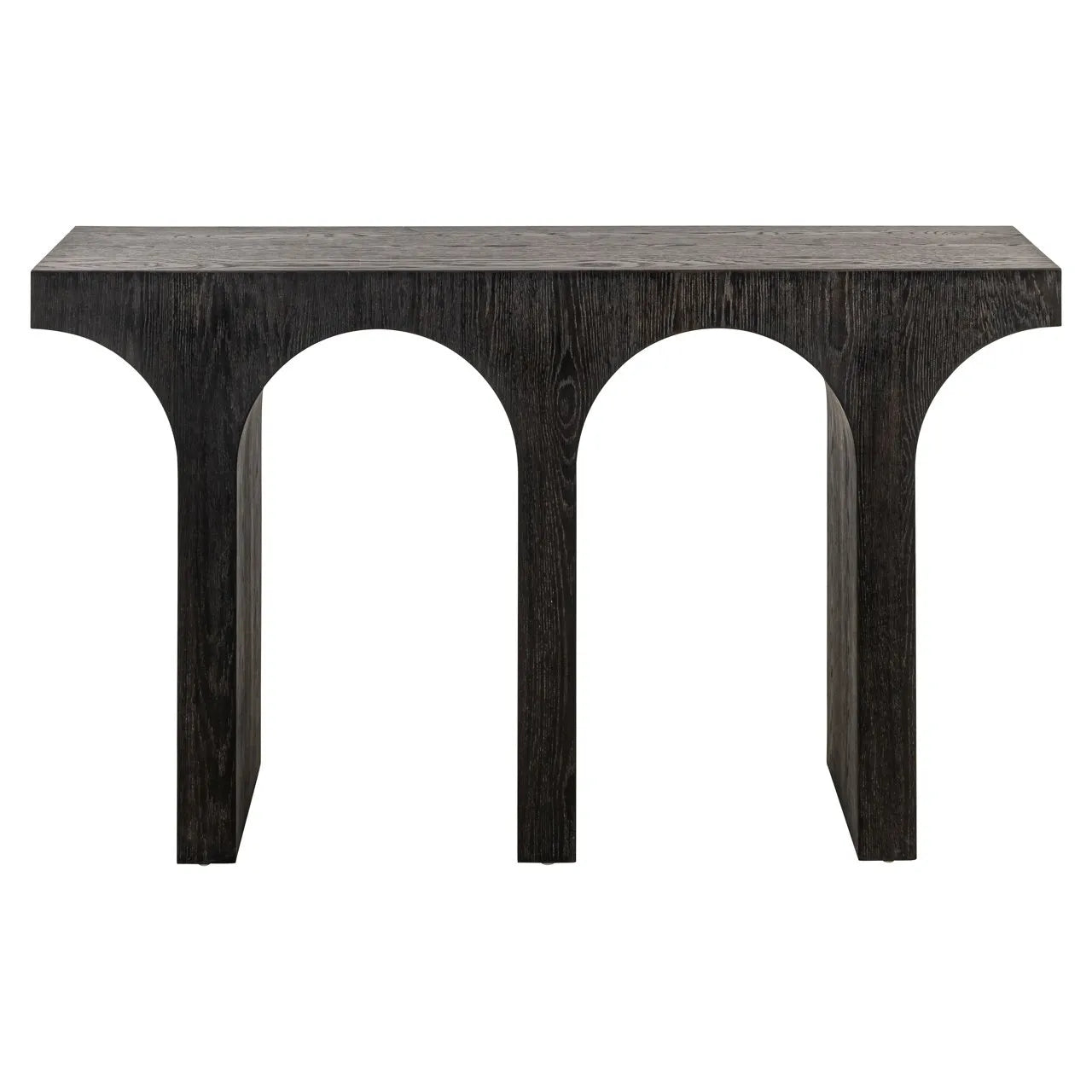 Richmond Interiors Ashford Dark Brown Oak Wood Console Table