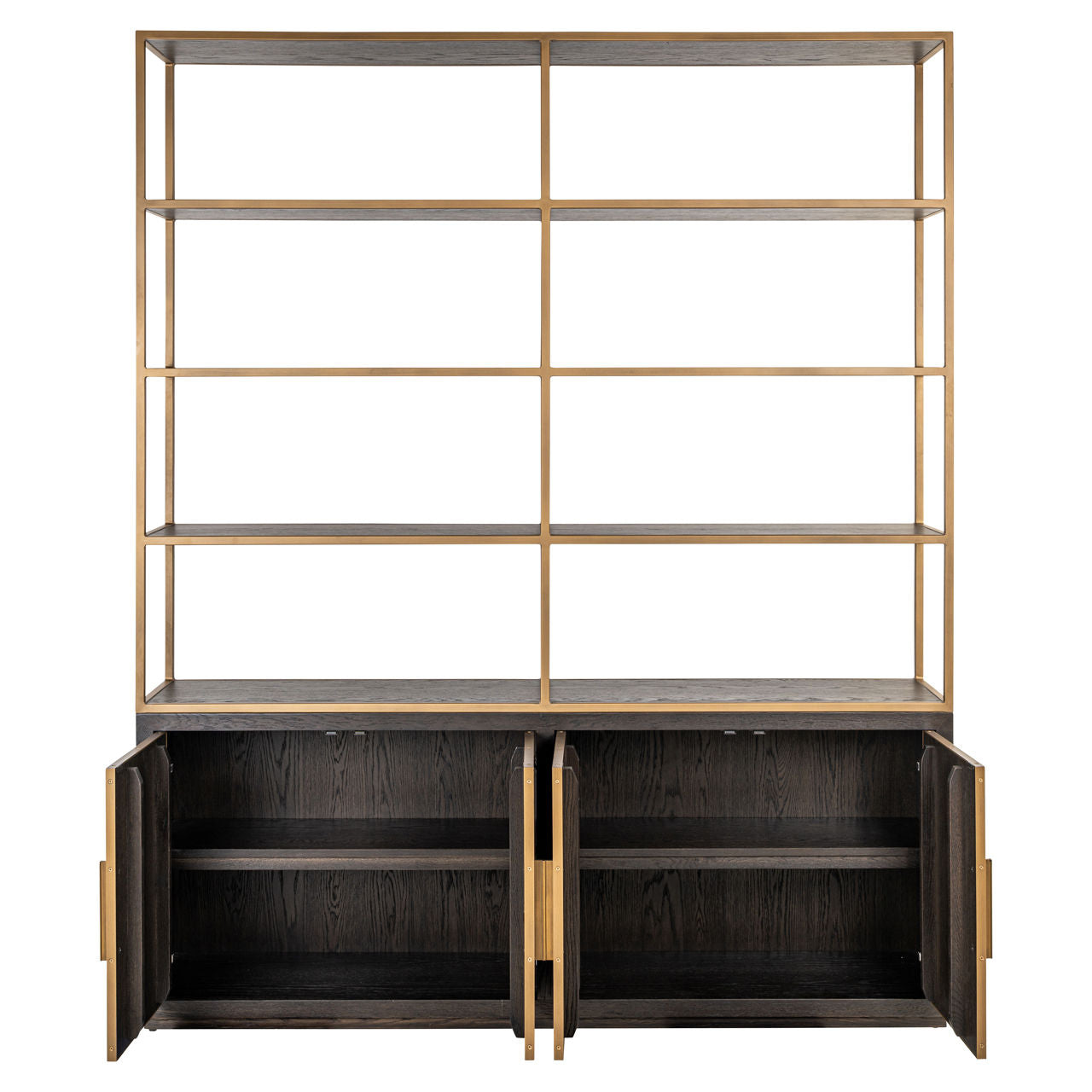 Display cabinet Carter brown large 4-doors