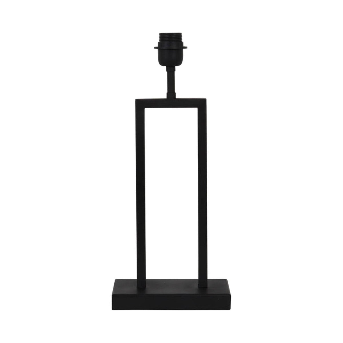 Shiva Matt Black Metal Table Lamp Base 41cm