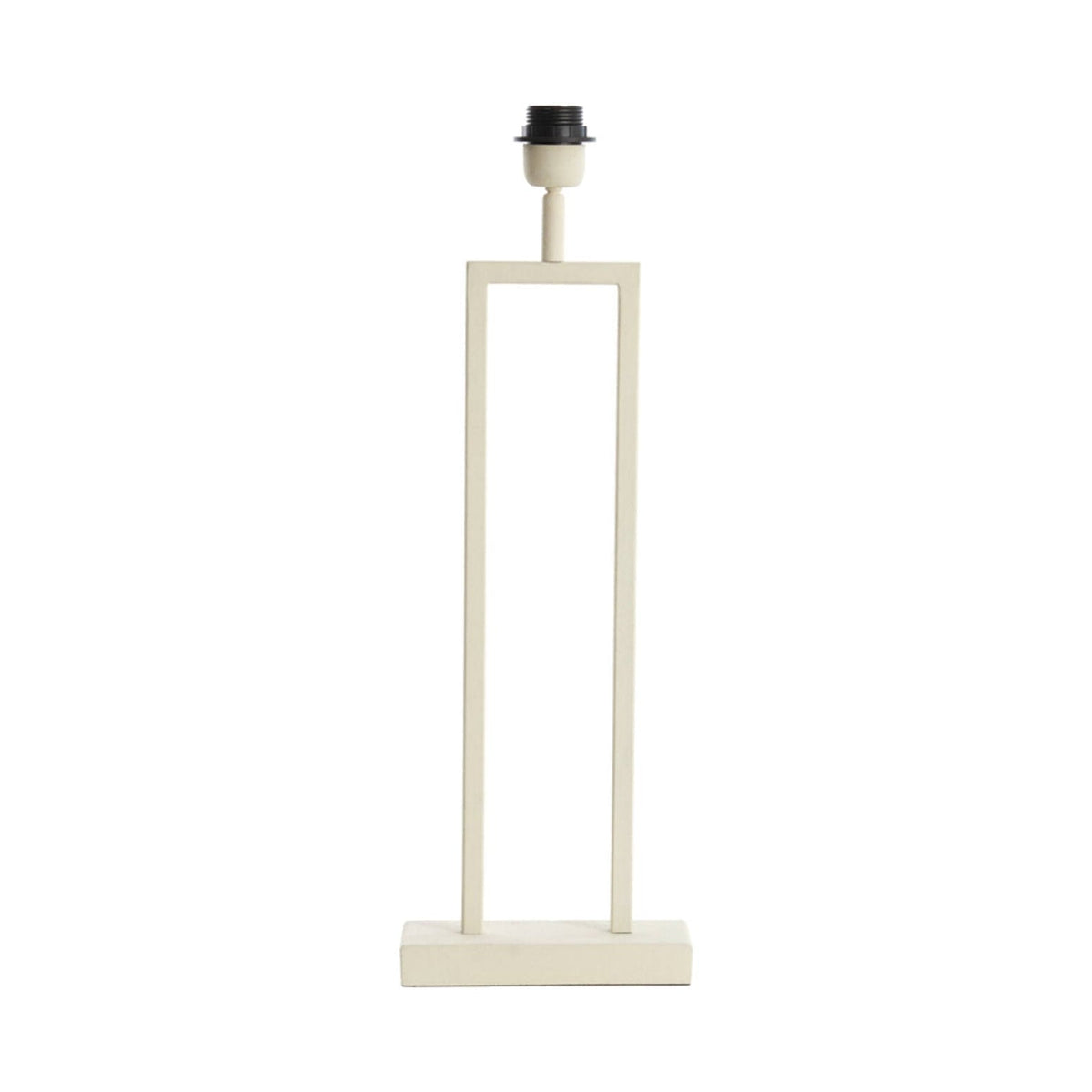 Shiva Cream Metal Table Lamp Base 55cm