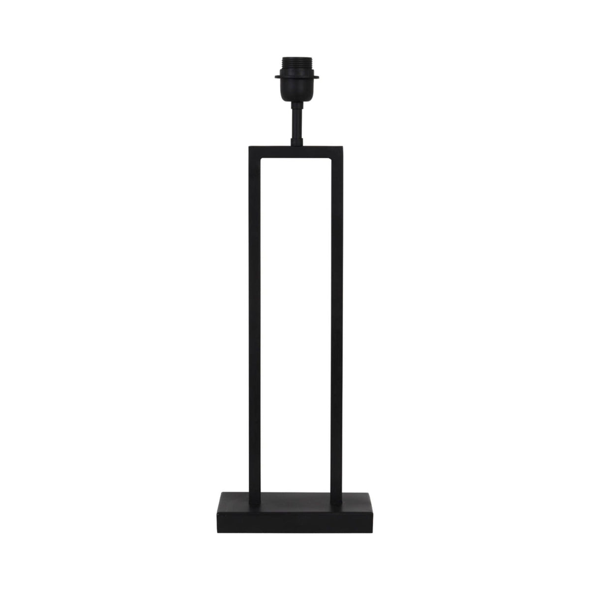 Shiva Matt Black Metal Table Lamp Base 55cm