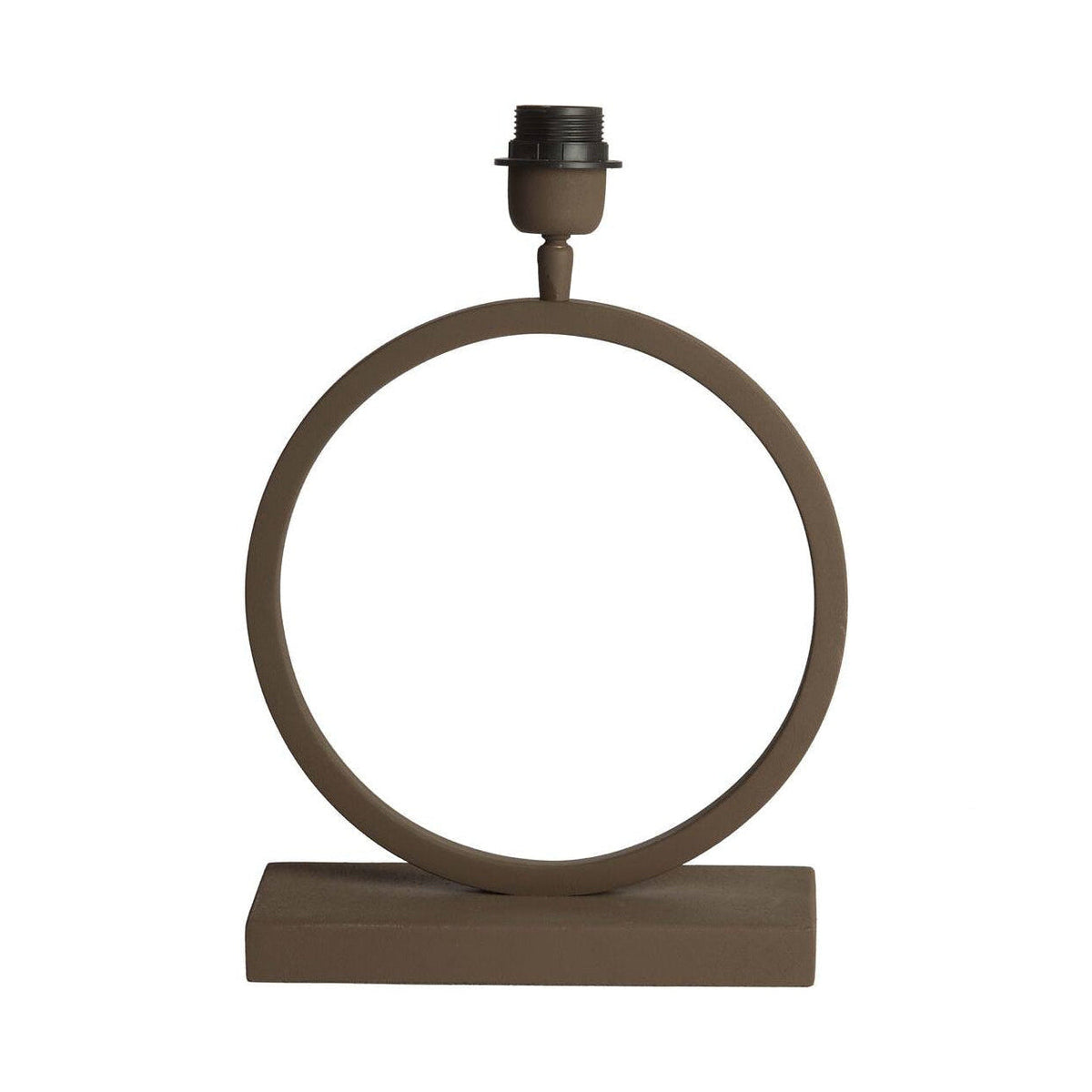 Liva Brown Metal Table Lamp Base 43cm