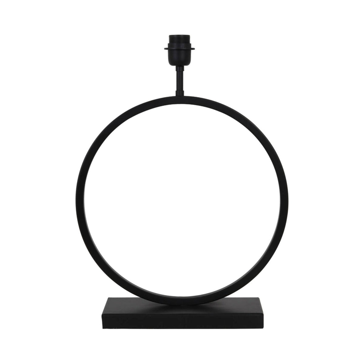 Liva Matt Black Metal Table Lamp Base 53cm