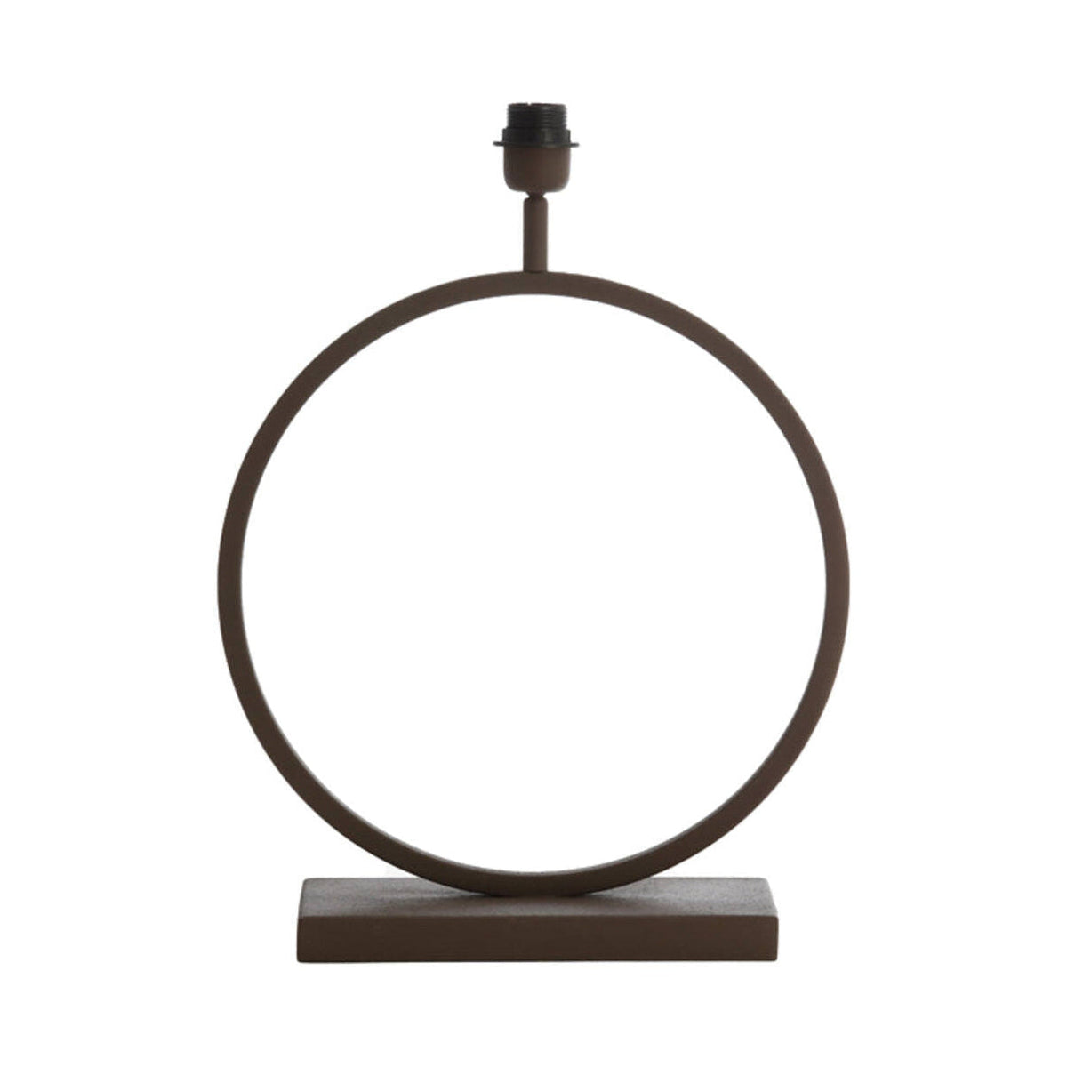Liva Brown Metal Table Lamp Base 53cm