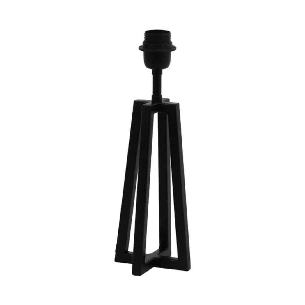 Miley Matt Black Metal Table Lamp Base