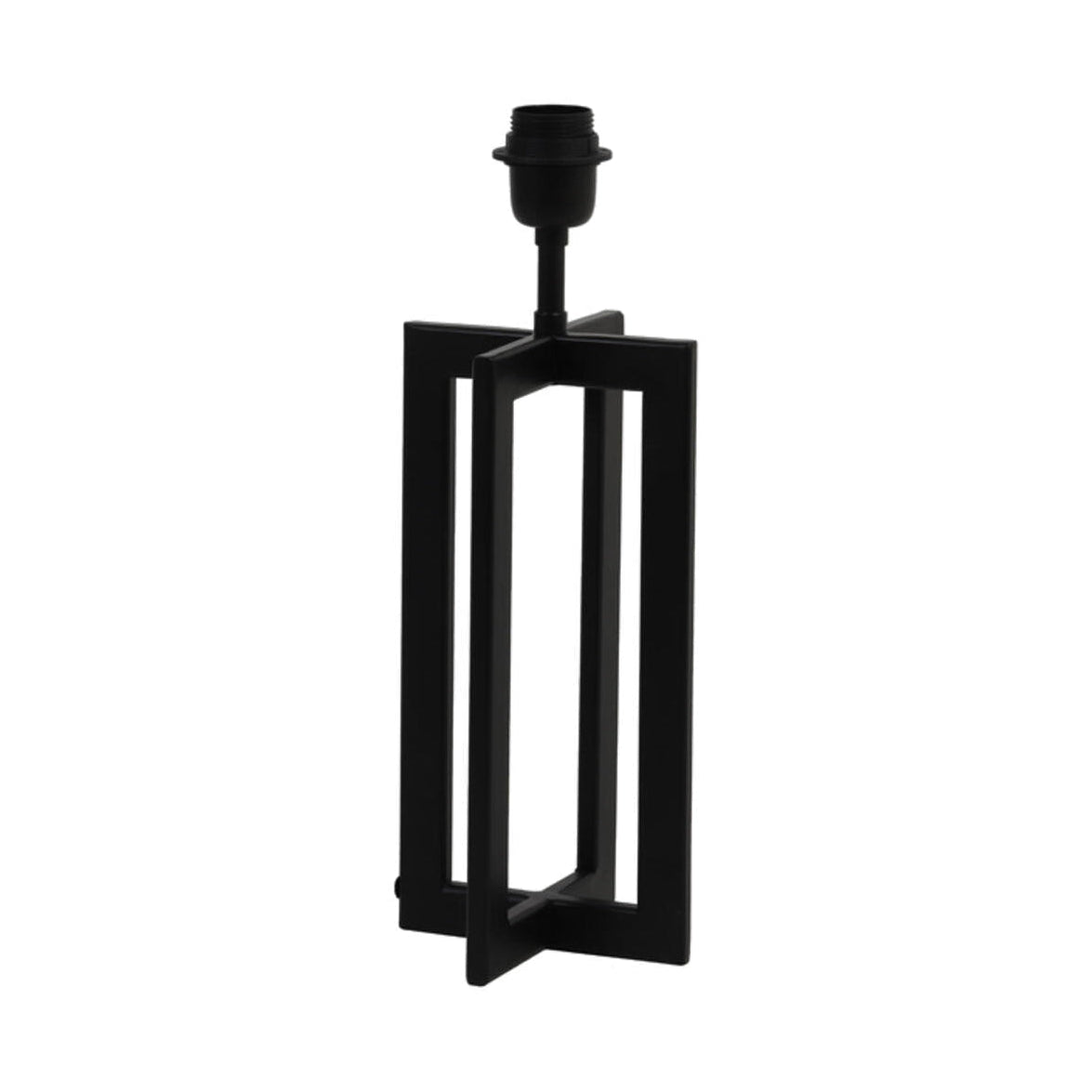 Mace Matt Black Metal Table Lamp Base 35cm