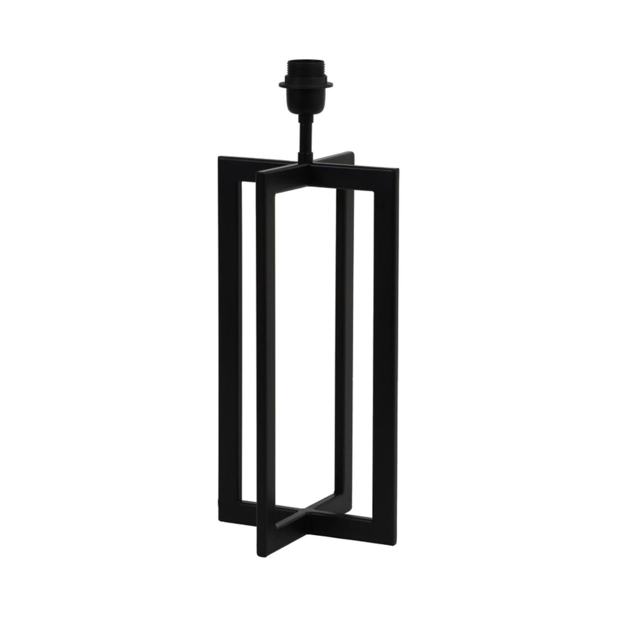 Mace Matt Black Metal Table Lamp Base 46cm