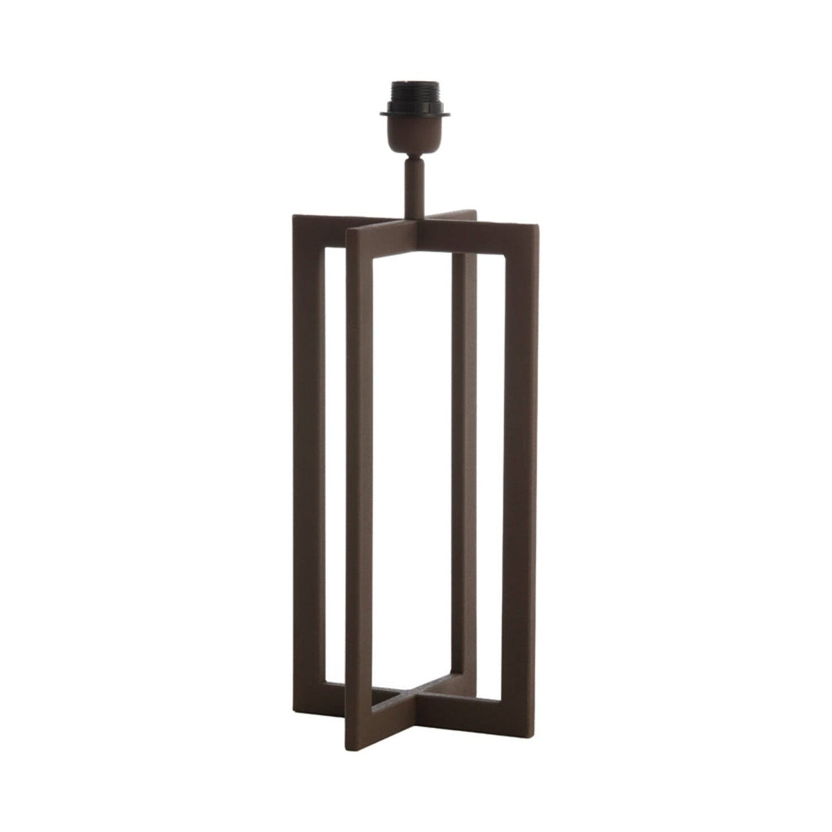 Mace Brown Metal Table Lamp Base