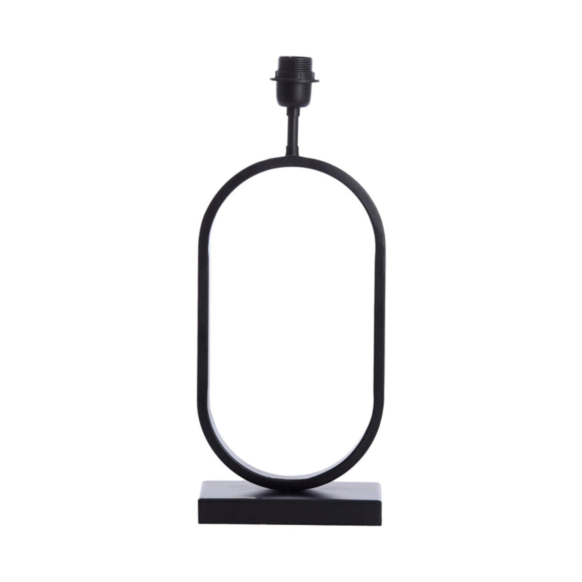 Jamiri Matt Black Metal Table Lamp Base 45cm