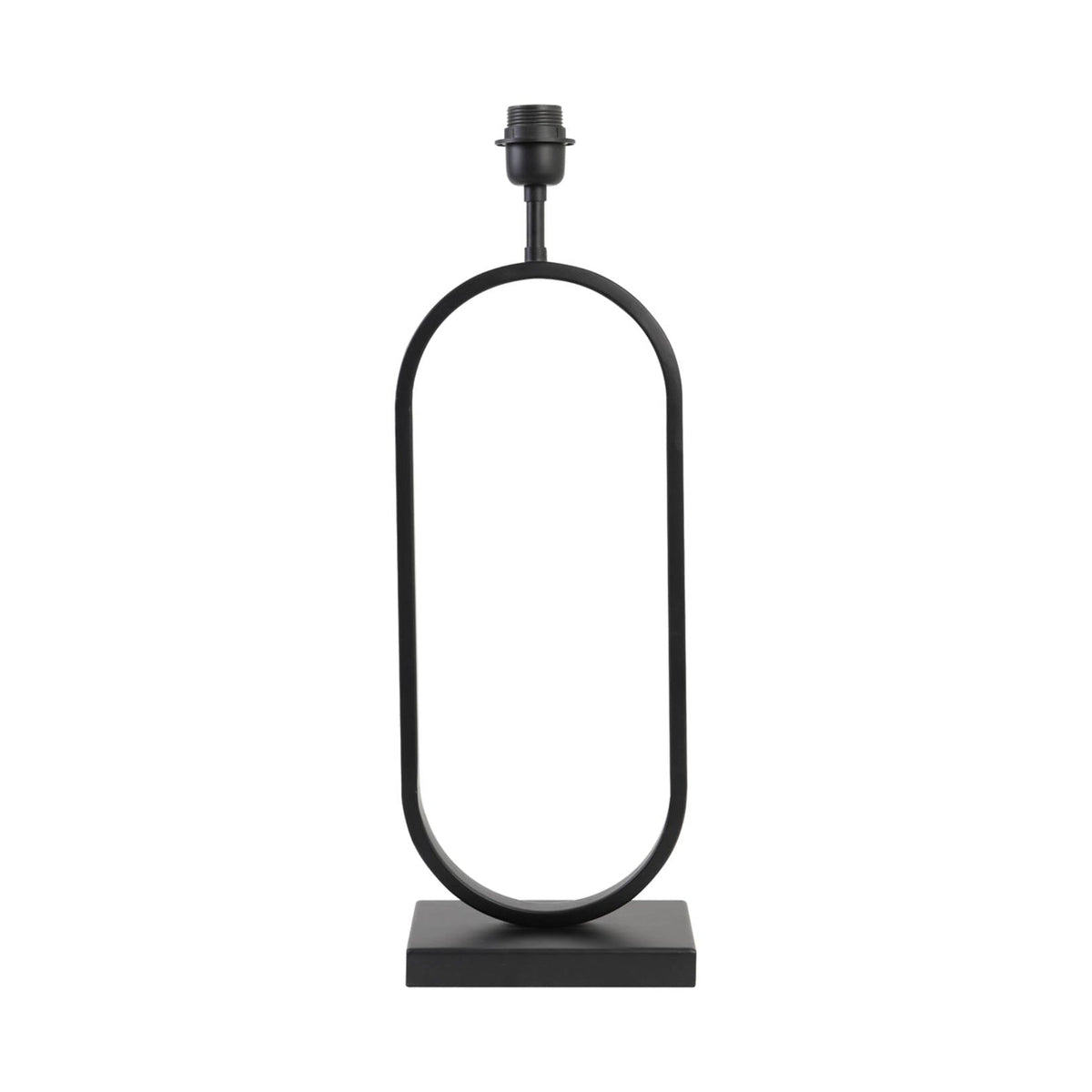 Jamiri Matt Black Metal Table Lamp Base 55cm