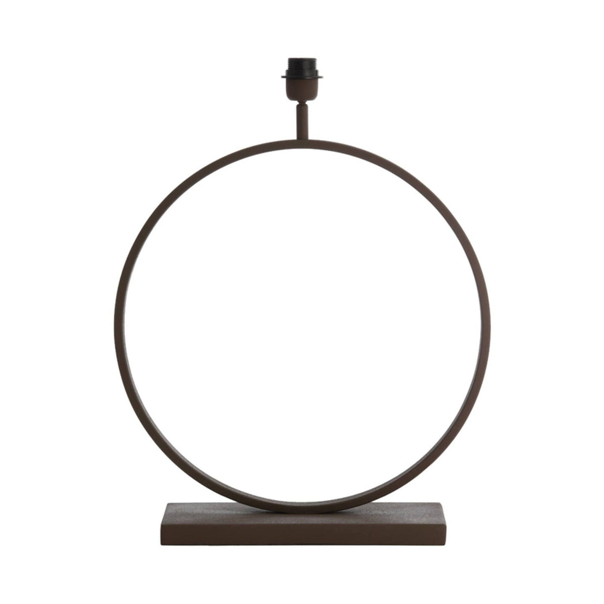Liva Brown Metal Table Lamp Base 64cm