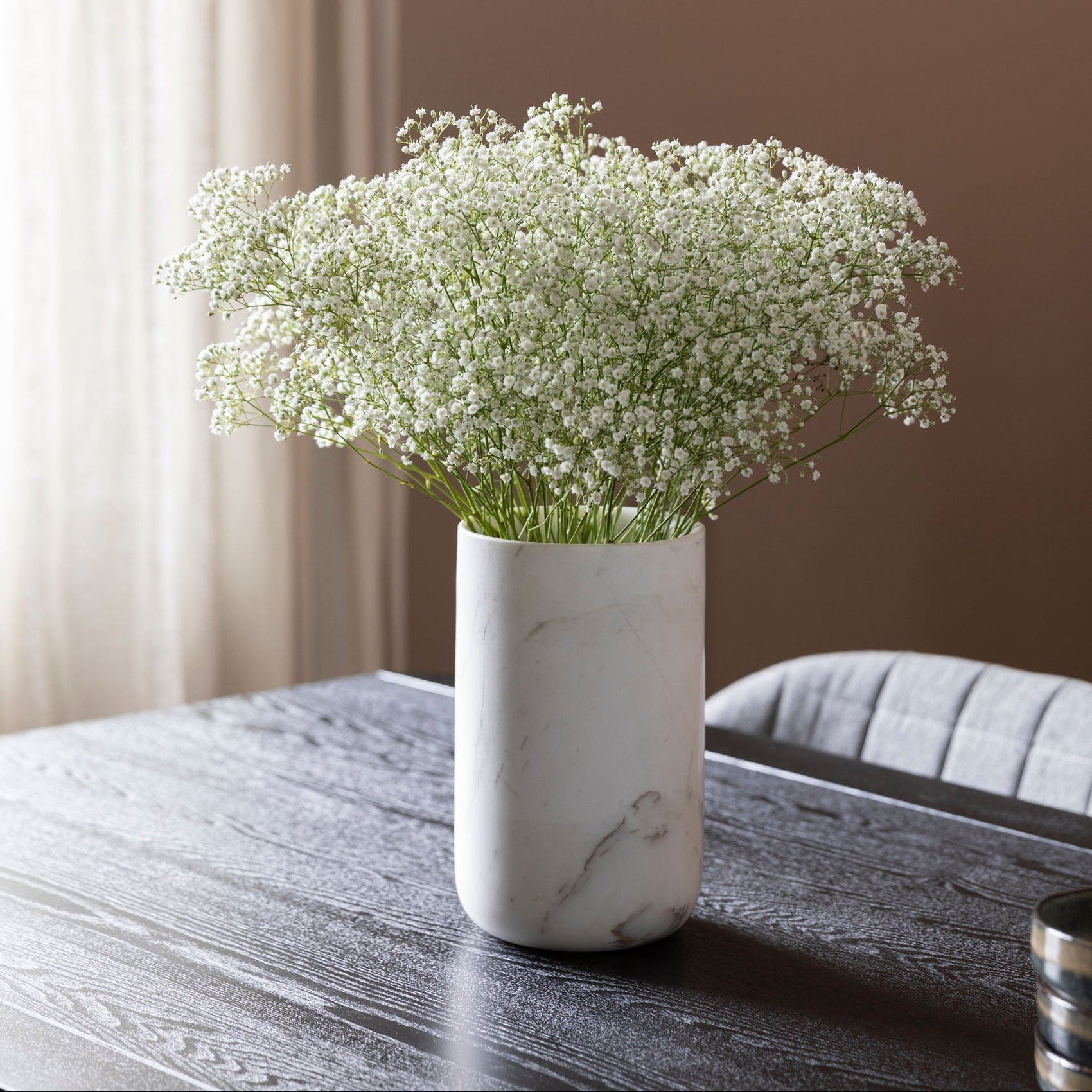 Zuiver Fajen White Marble Vase