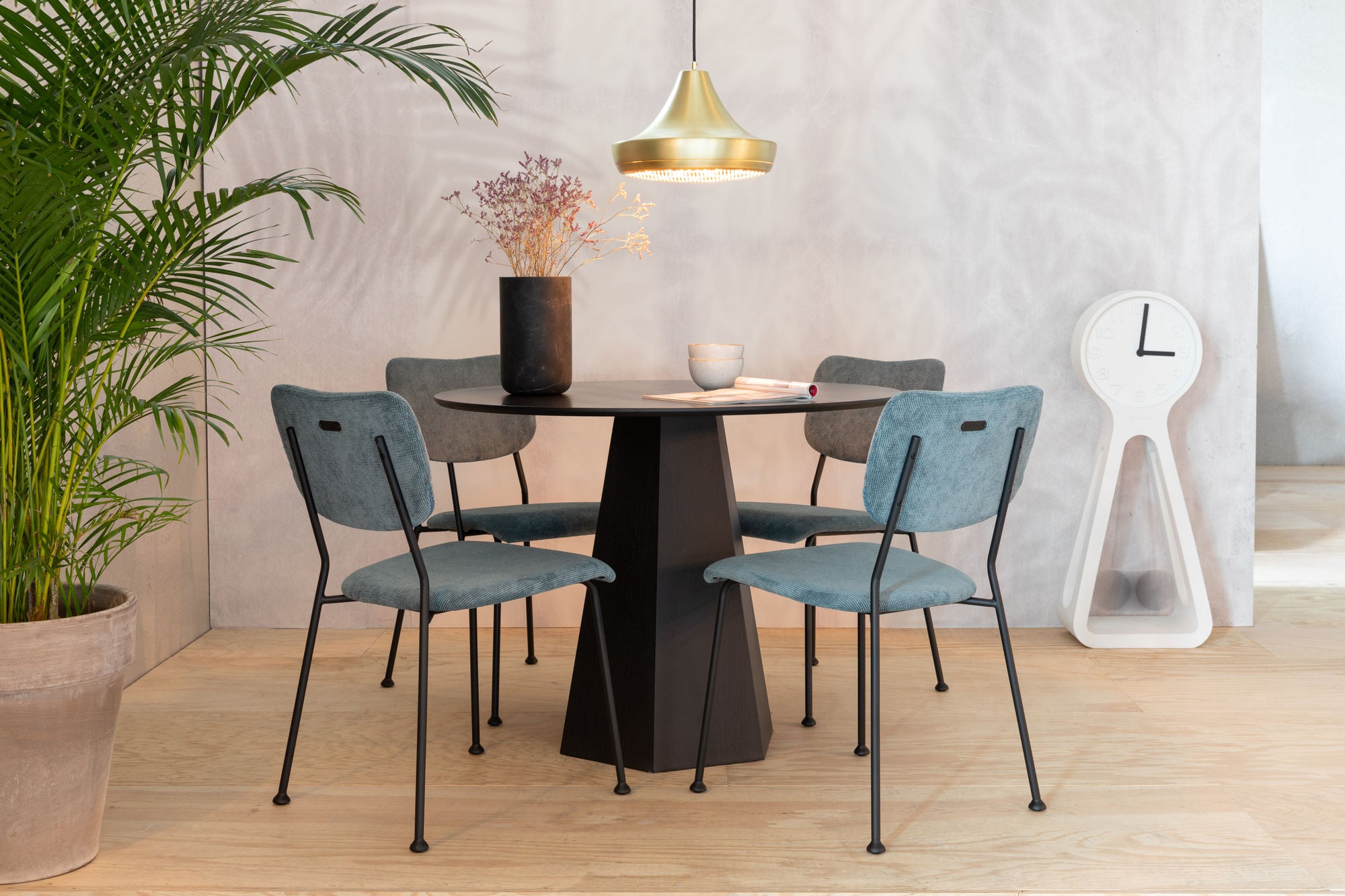 Zuiver Fajen Black Marble Vase