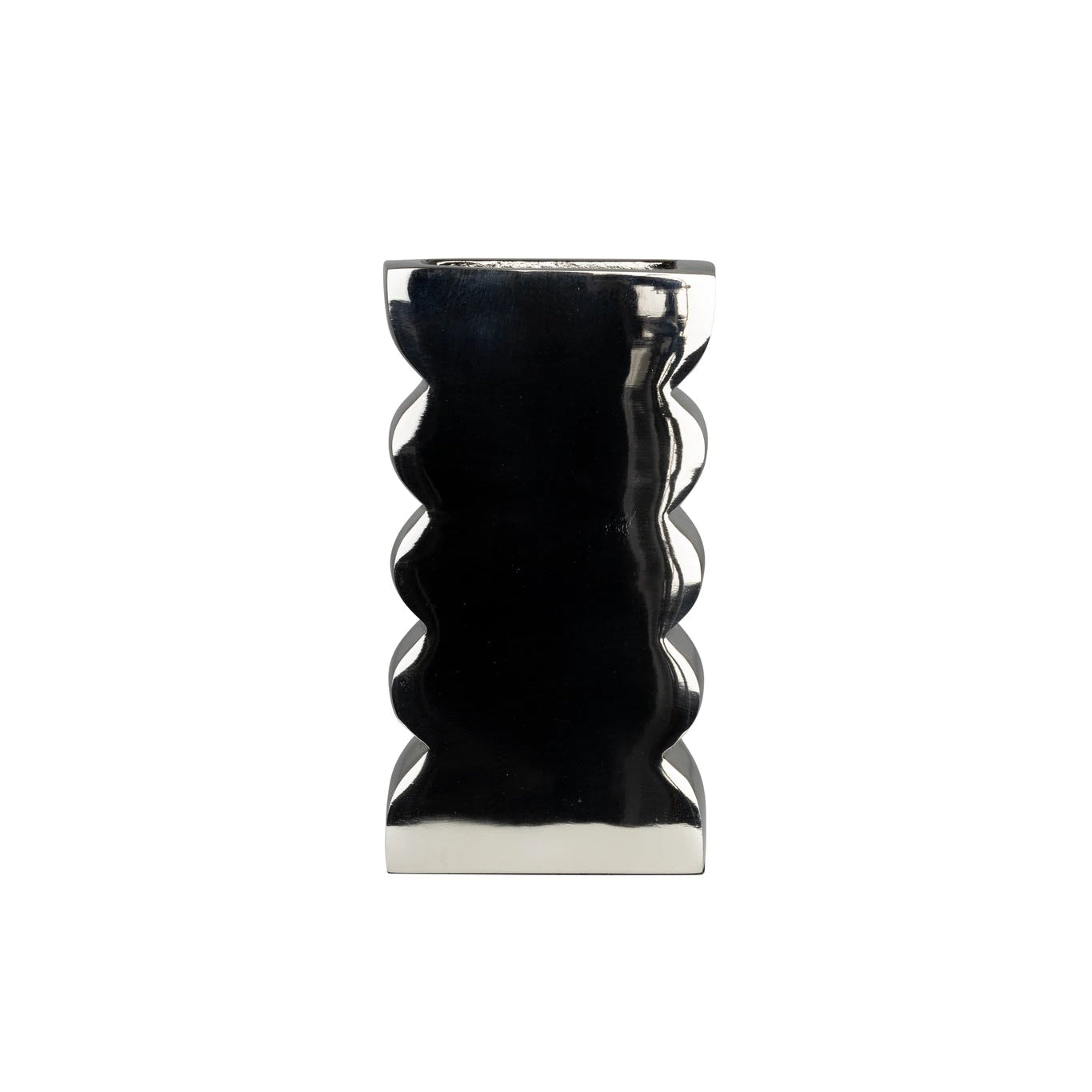 Zuiver Curves Shiny Beige Aluminium Vase Small