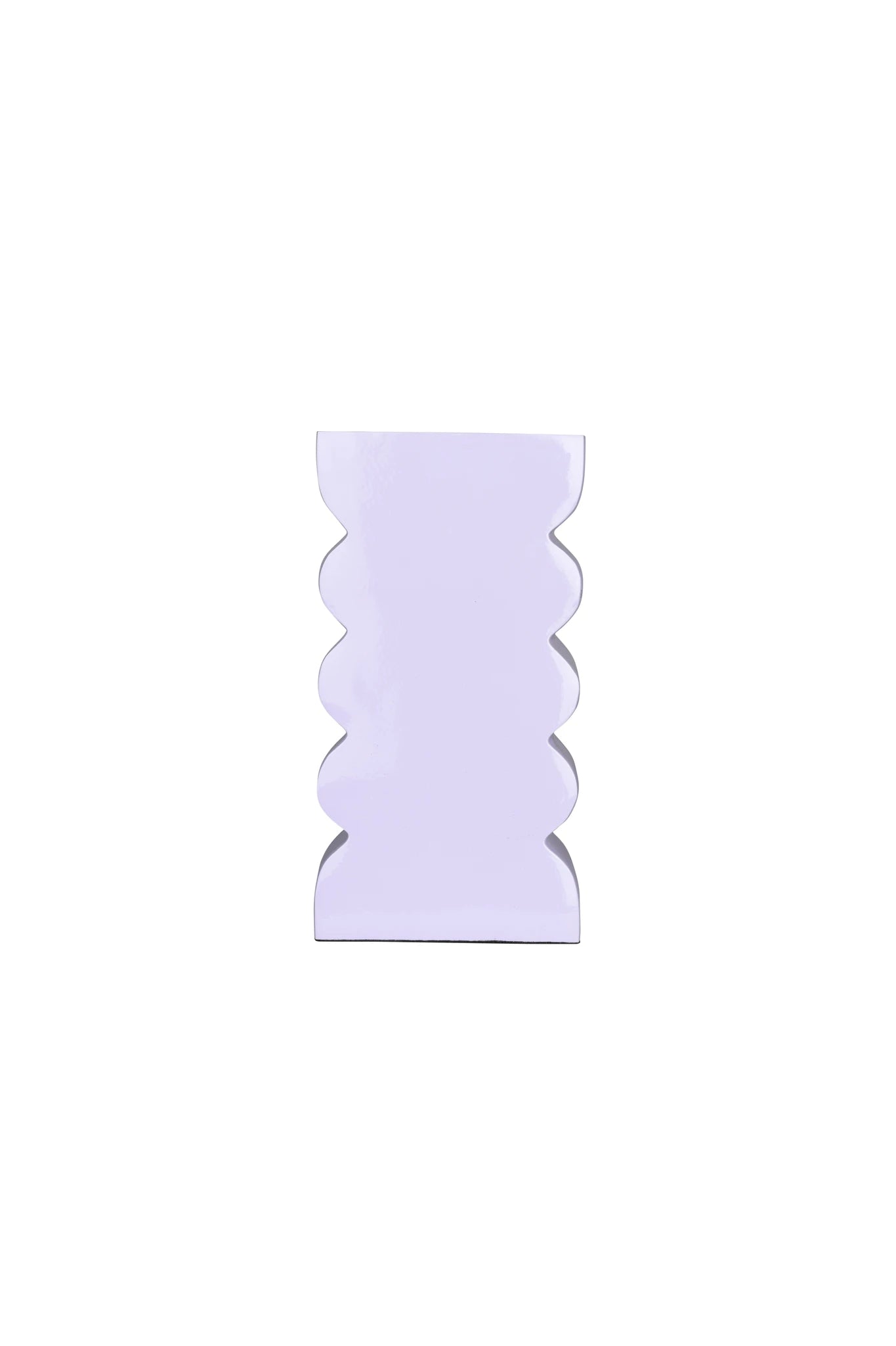 Zuiver Curves Shiny Lilac Aluminium Vase Small