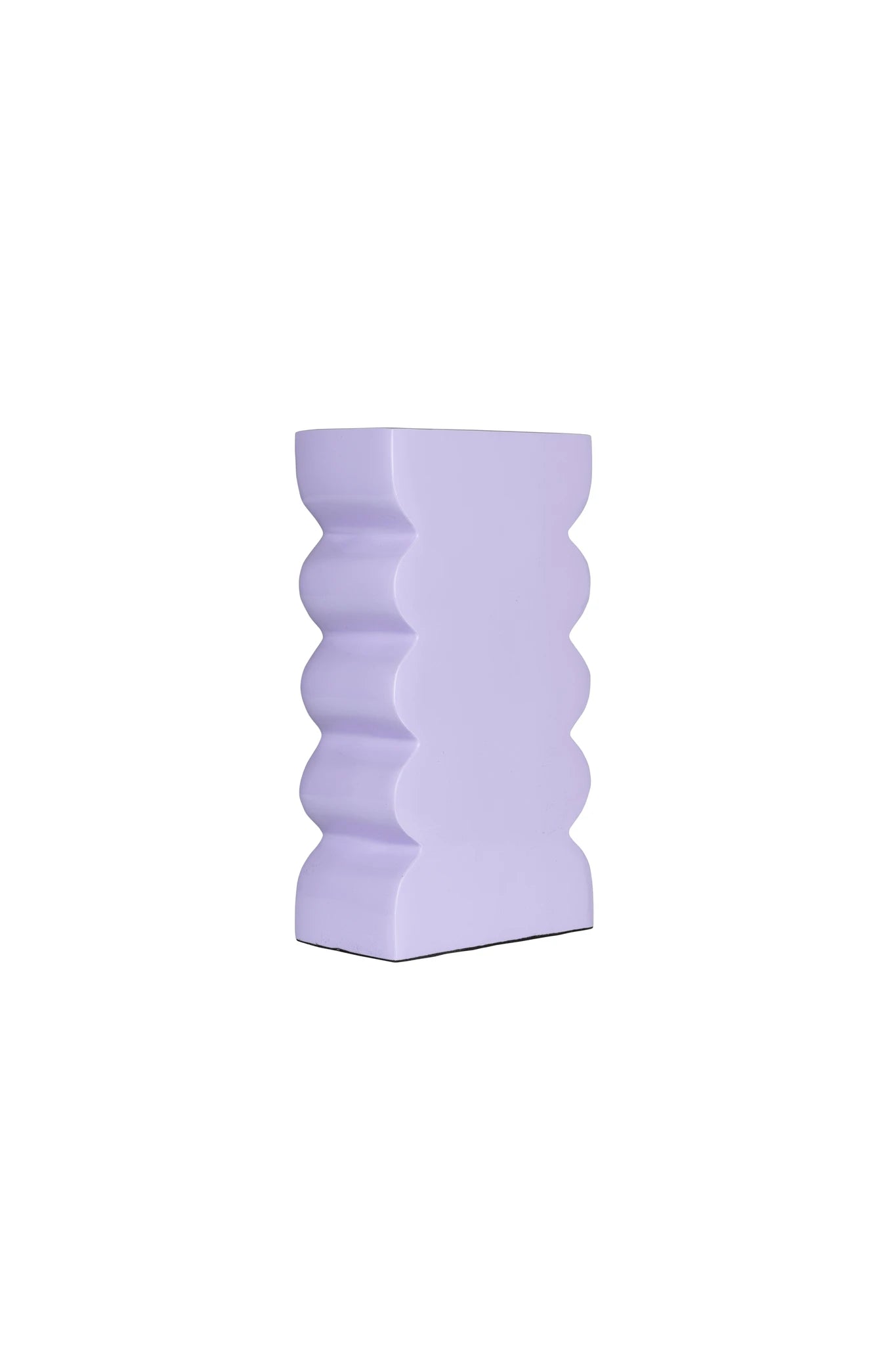 Zuiver Curves Shiny Lilac Aluminium Vase Small