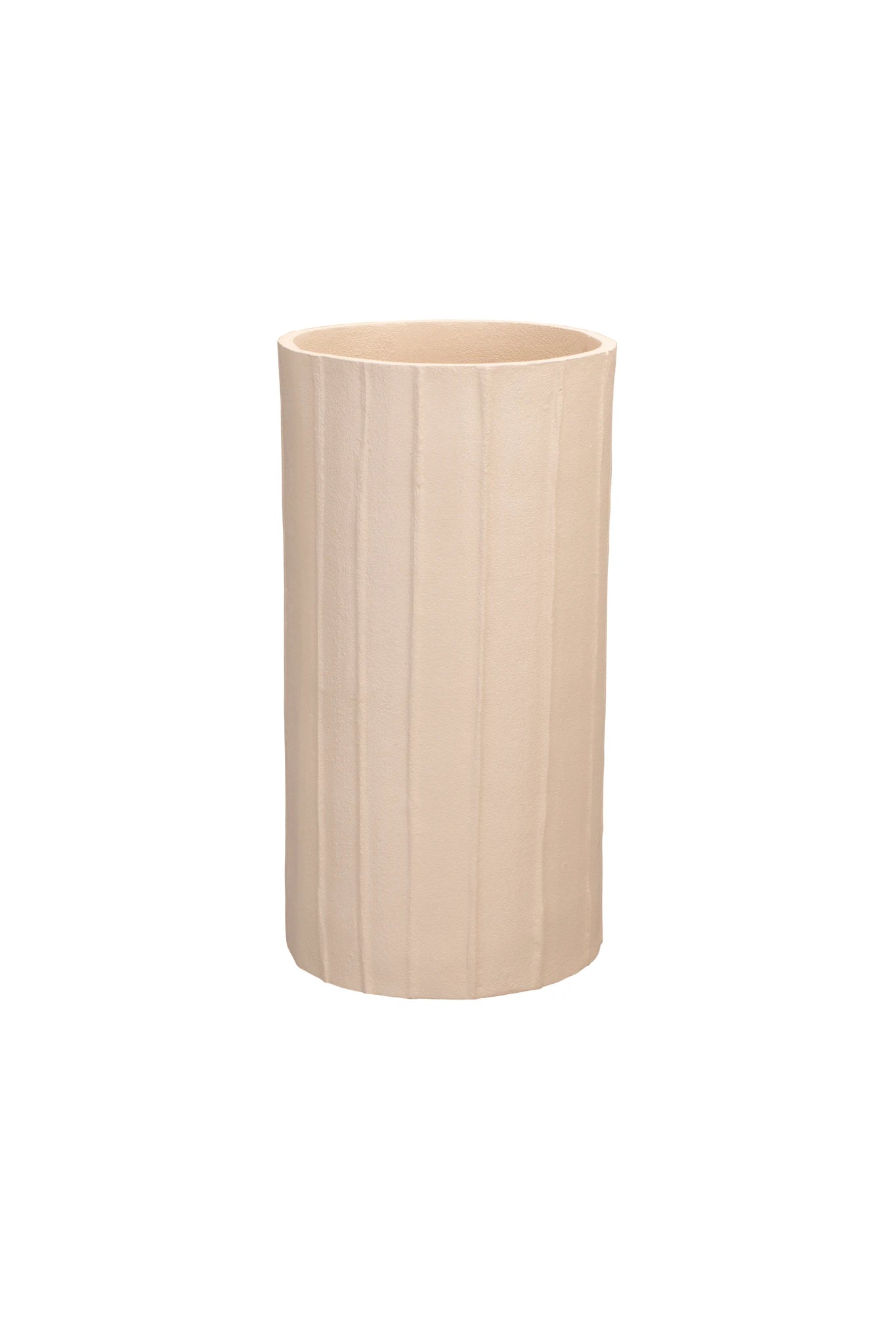 Dutchbone Rander Beige Iron Vase
