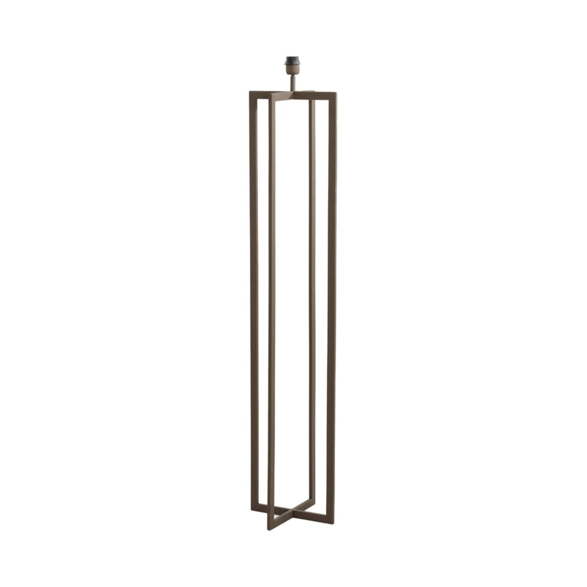 Mace Brown Metal Floor Lamp Base