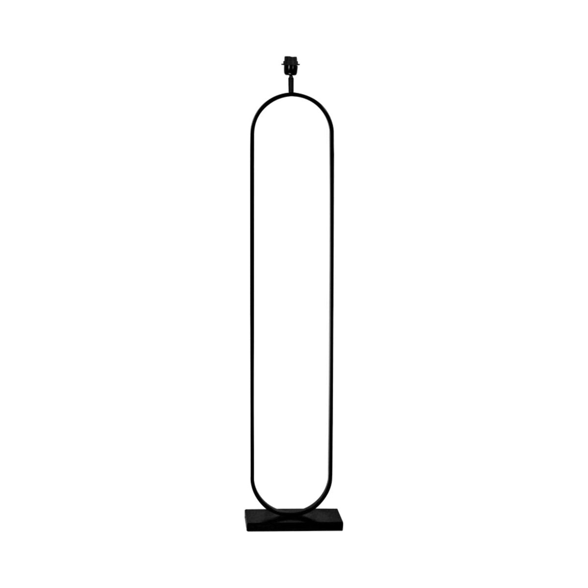 Jamiri Matt Black Metal Floor Lamp Base