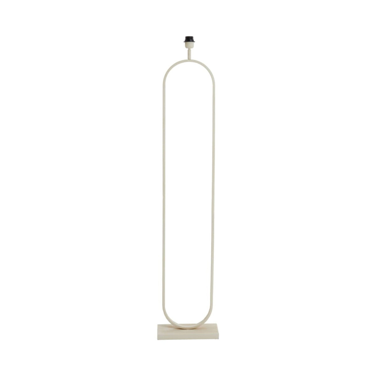 Jamiri Cream Metal Floor Lamp Base
