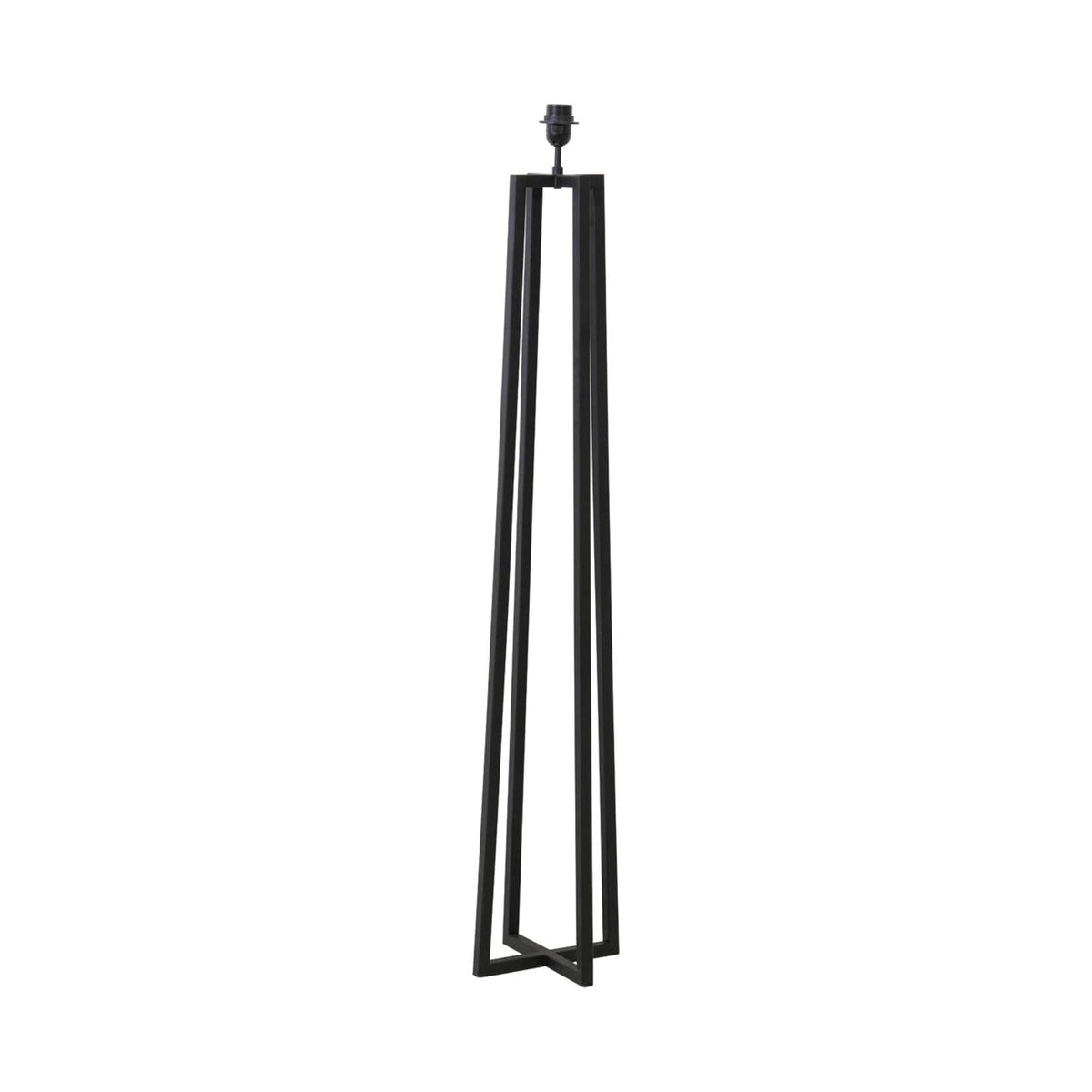 Miley Matt Black Metal Floor Lamp Base