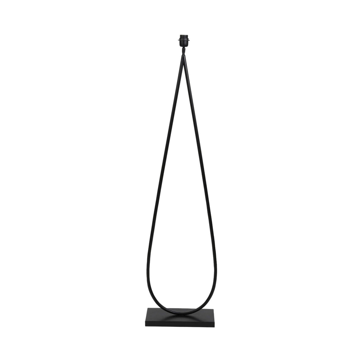 Tamsu Matt Black Metal Floor Lamp Base