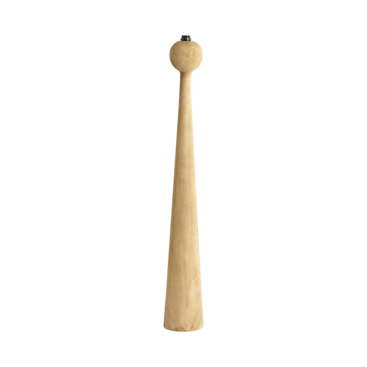 Festina Matt Natural Wood Floor Lamp Base