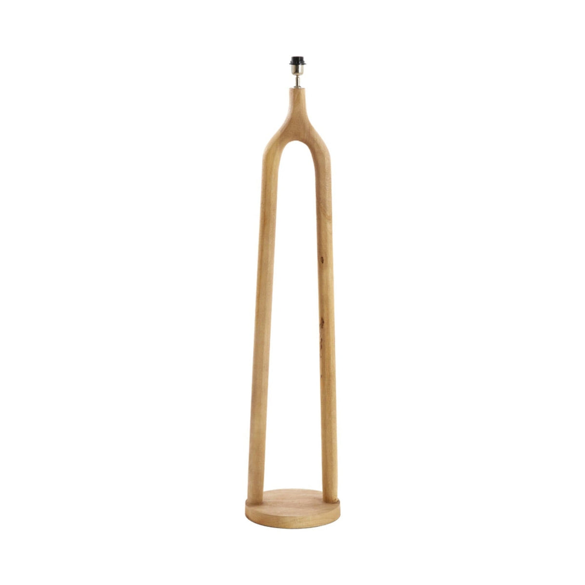 Xitta Matt Natural Wood Floor Lamp Base