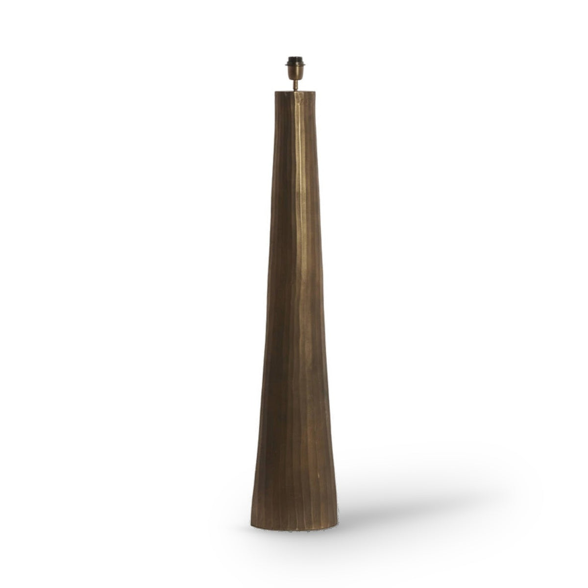 Mijas Brown Bronze Metal Floor Lamp Base 119cm