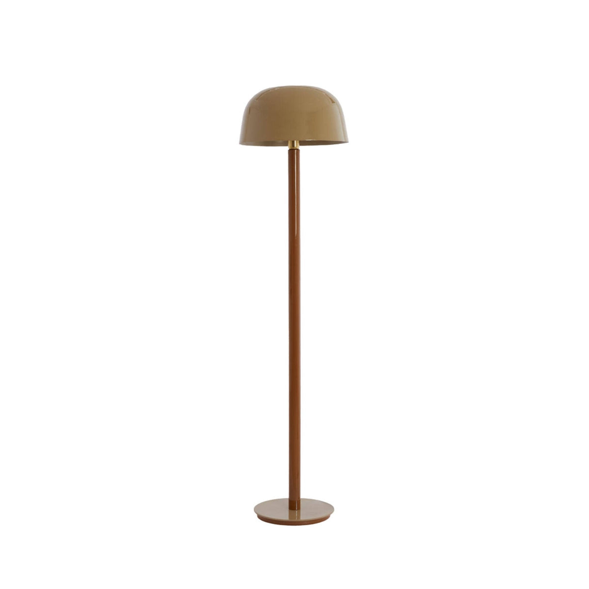 Marivet Sand & Brown Metal Floor Lamp