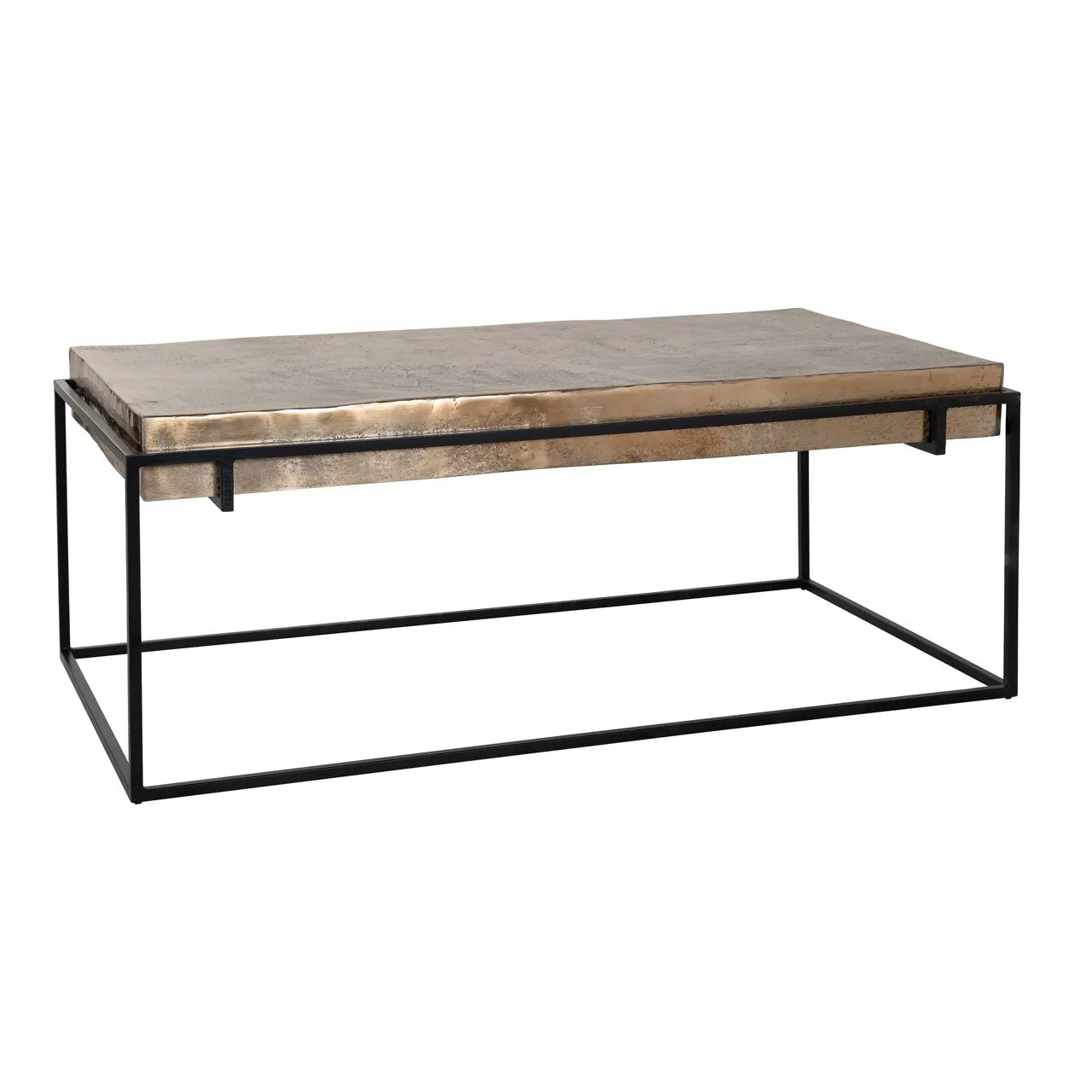 Richmond Interiors Calloway Black & Champagne Gold Coffee Table