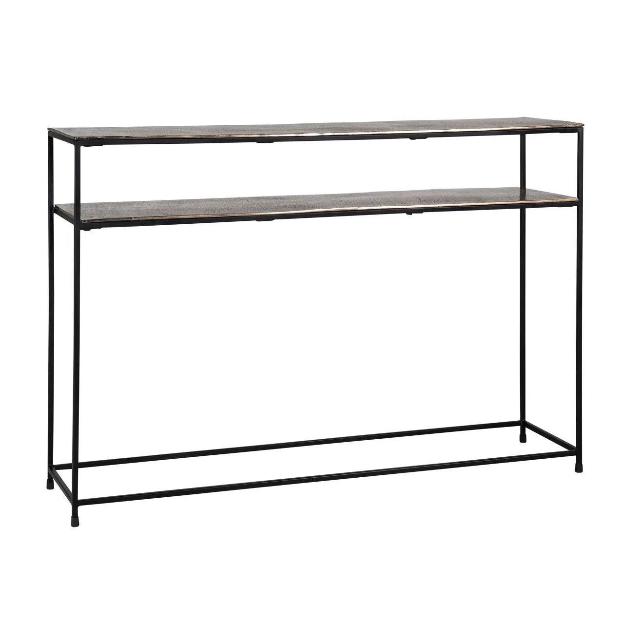 Richmond Interiors Chandon Champagne Gold Rectangle Console Table