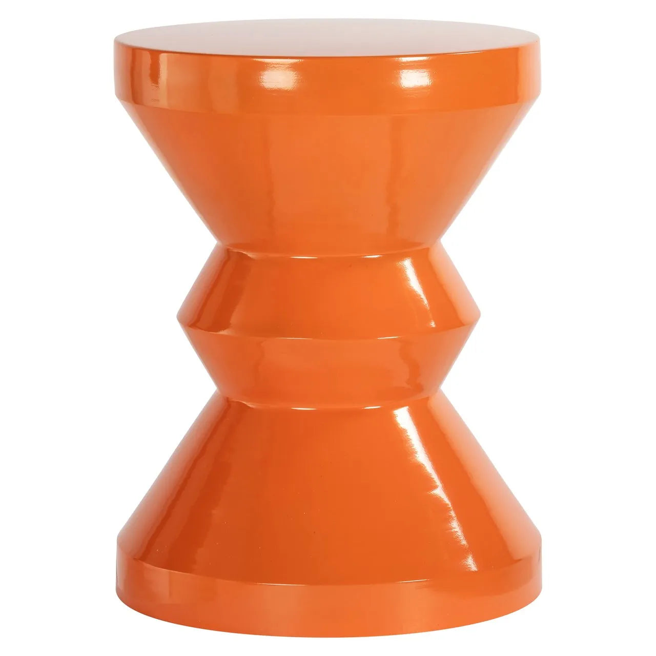 Richmond Interiors Diablo Orange 35cm Orange Side Table