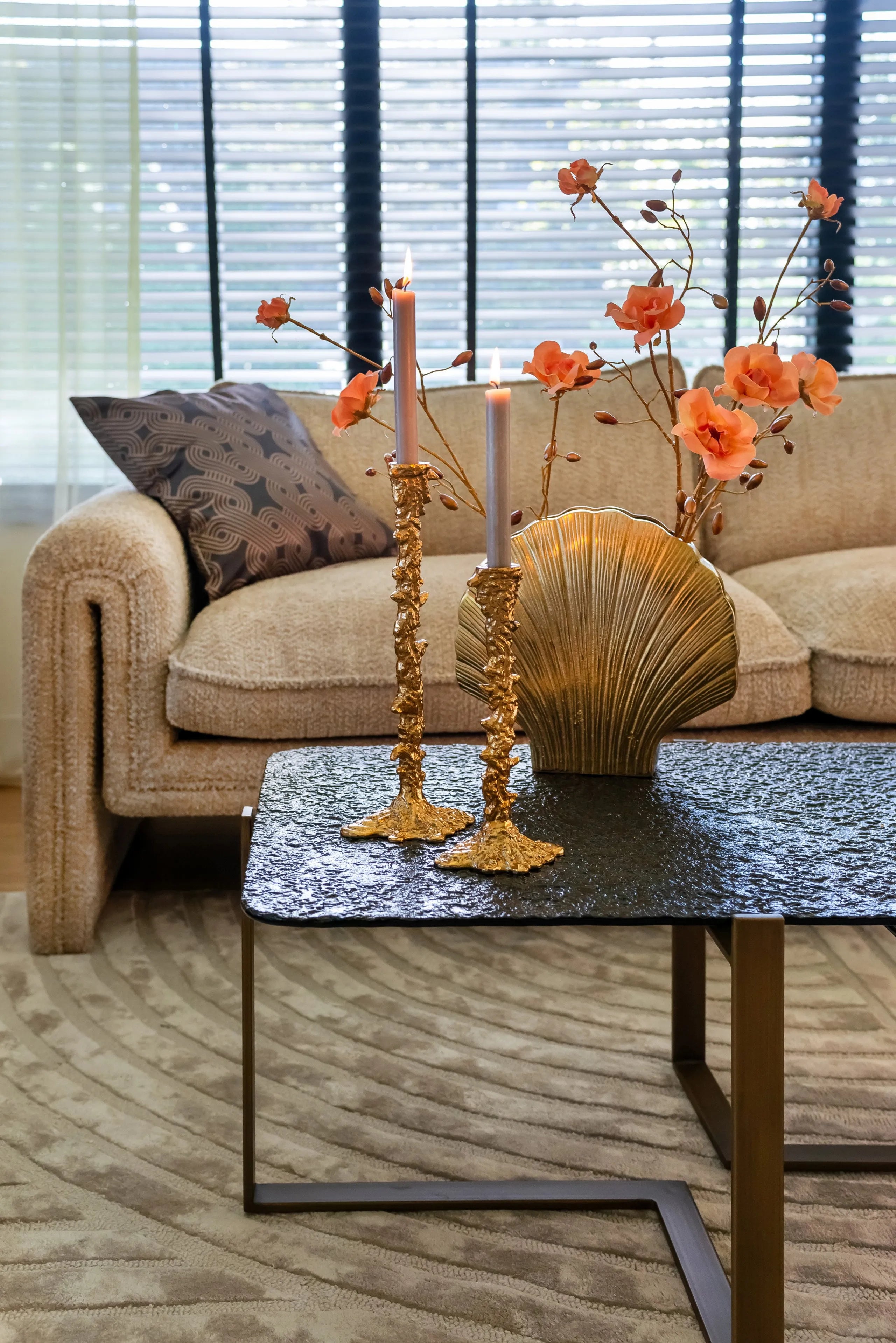 Richmond Interiors Lexy Natural Rectangle Carpet Rug