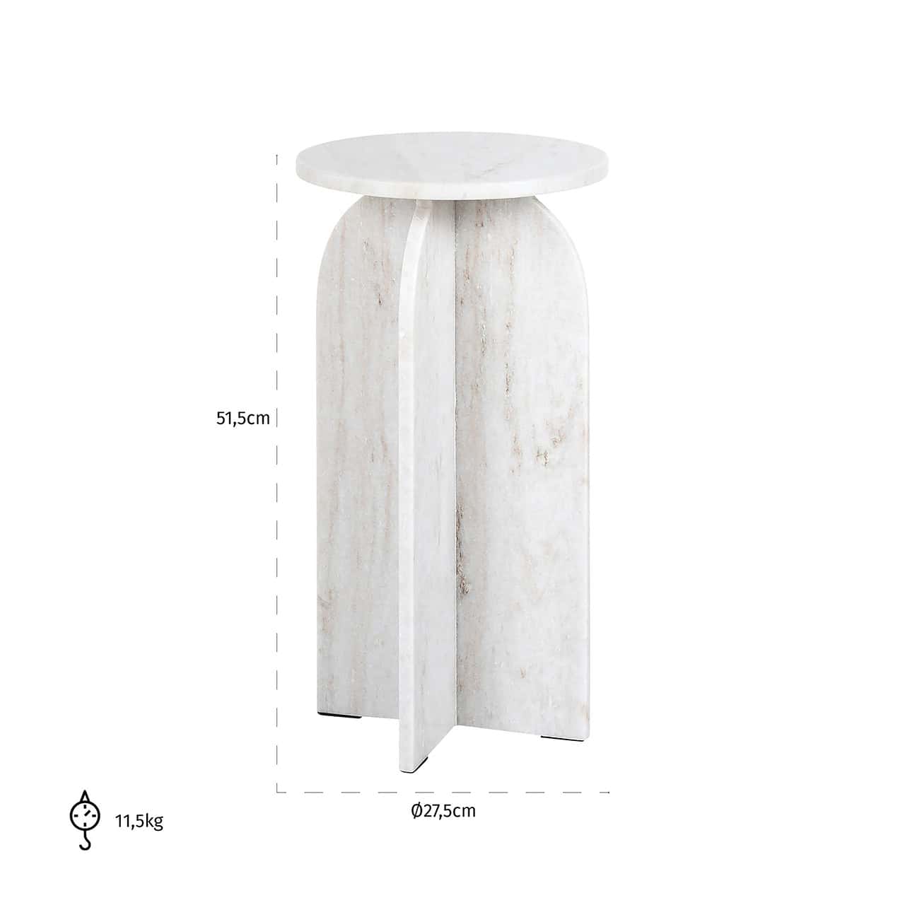 End table Luciano (Beige)