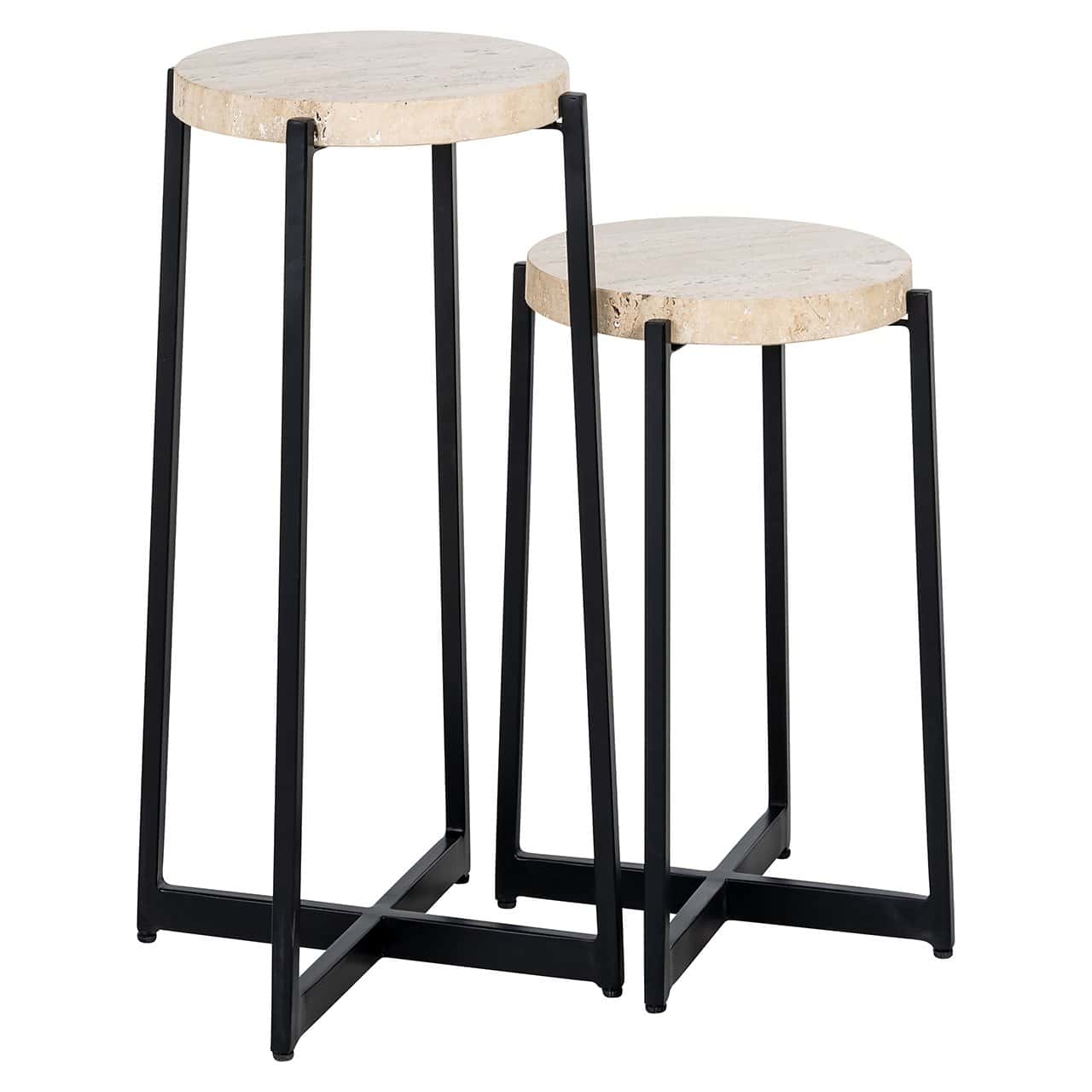 End table Dillinger set of 2 (Beige)