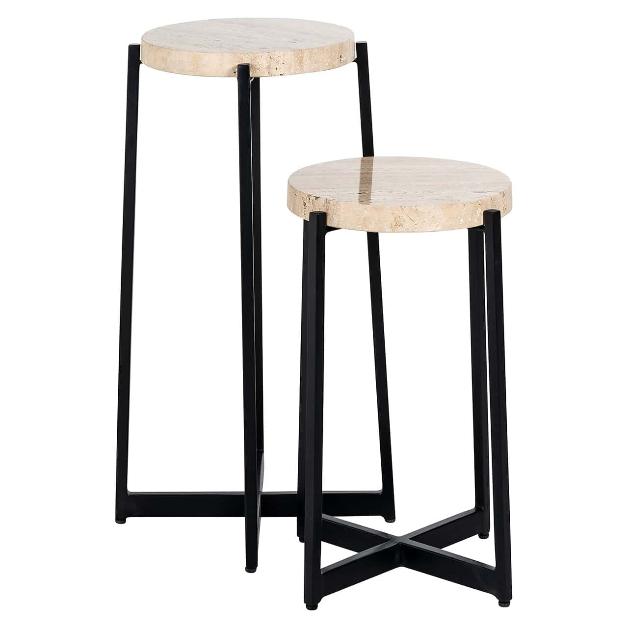 End table Dillinger set of 2 (Beige)