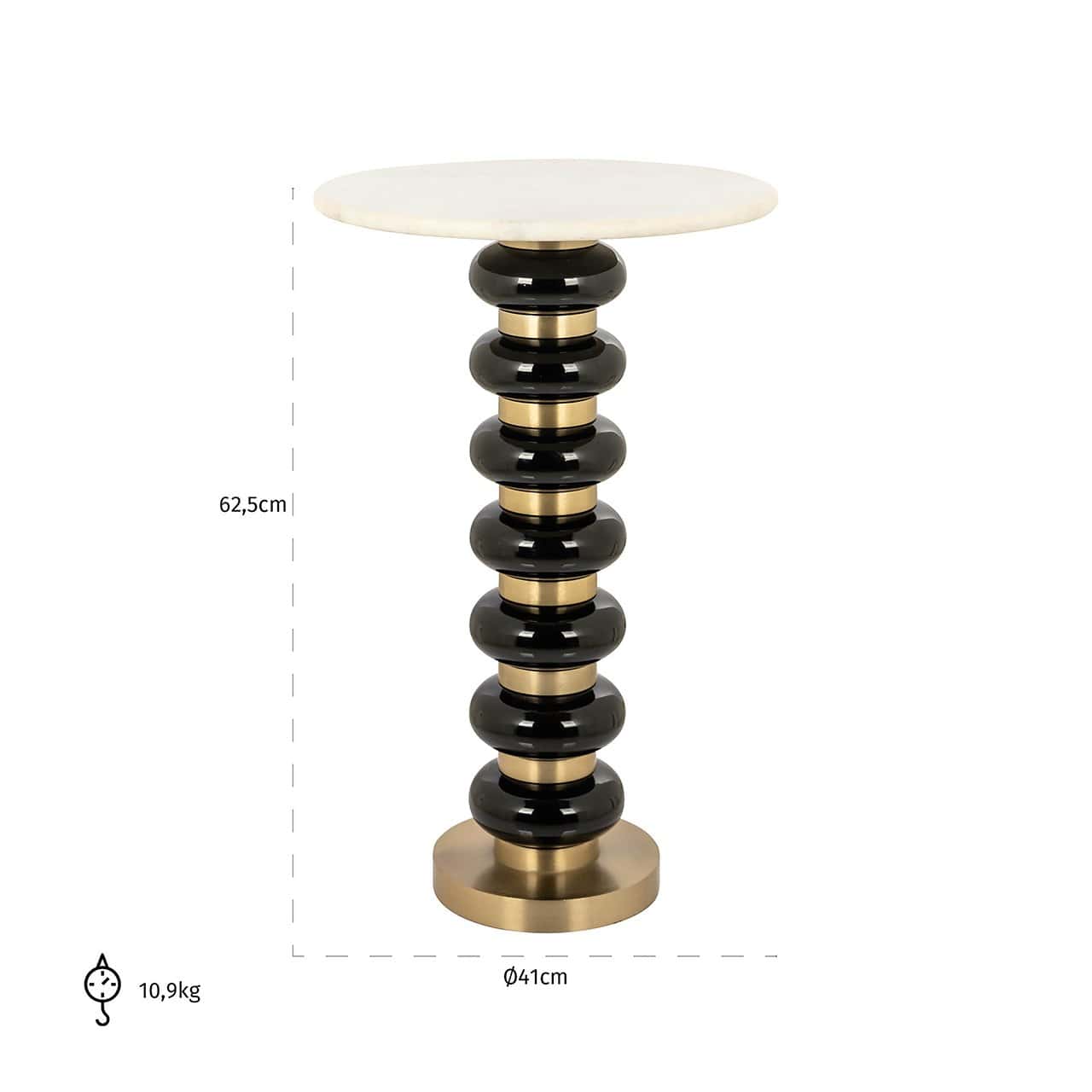 End table Barbara black (Black)