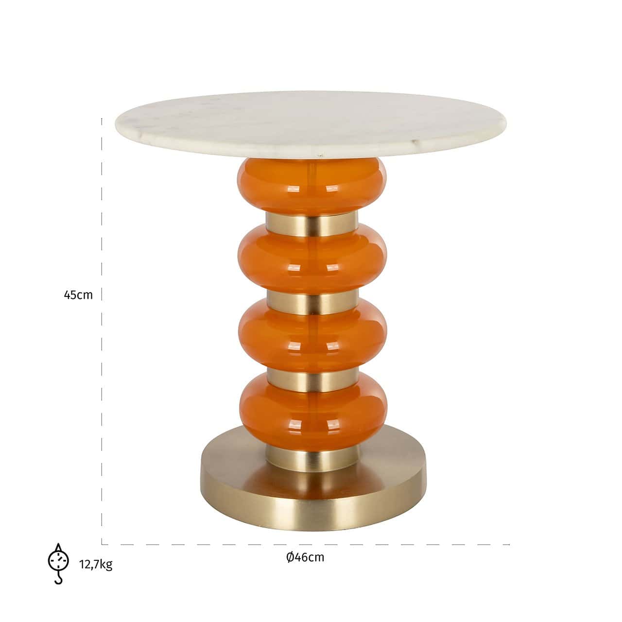 End table Boann orange ()