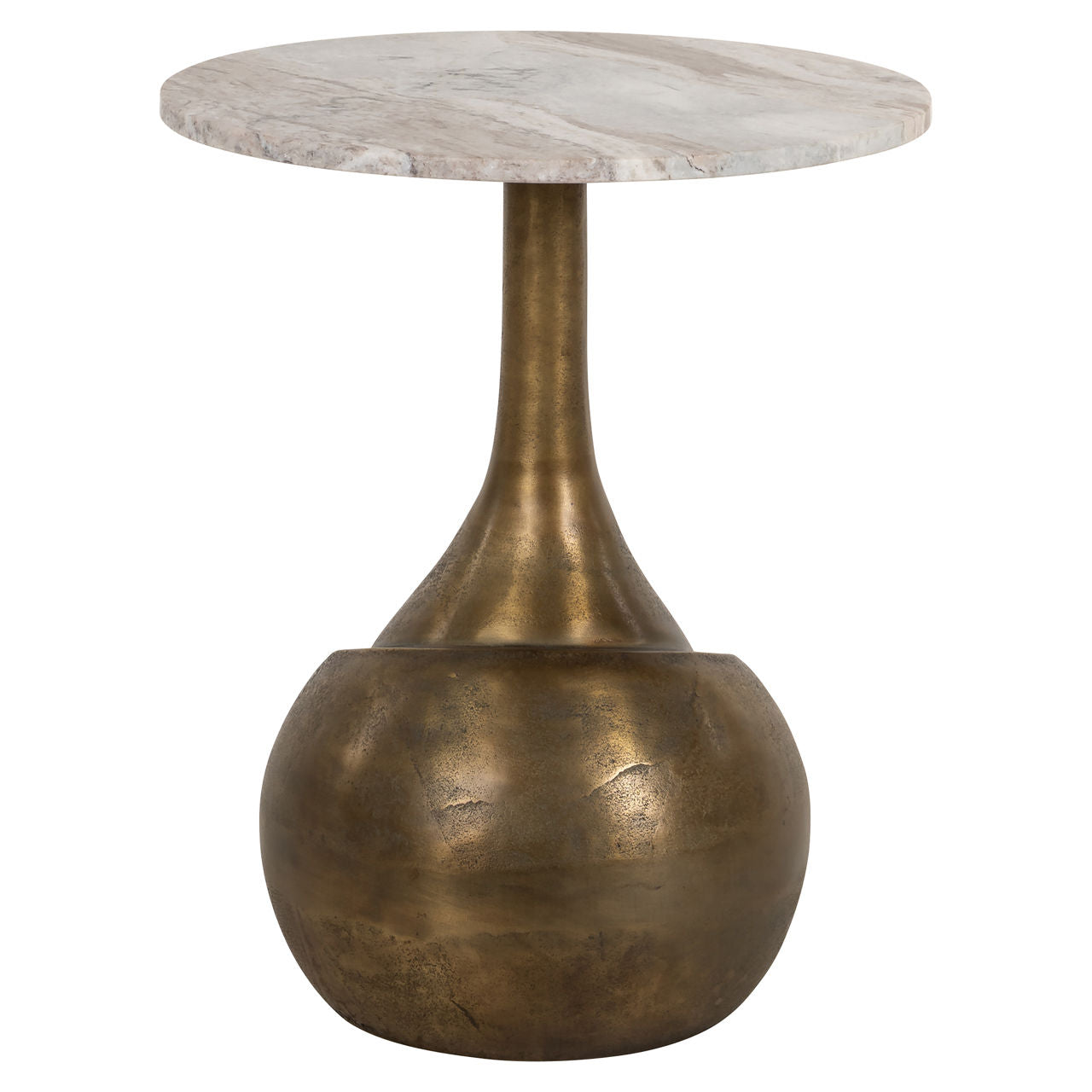 End table Sia brushed gold