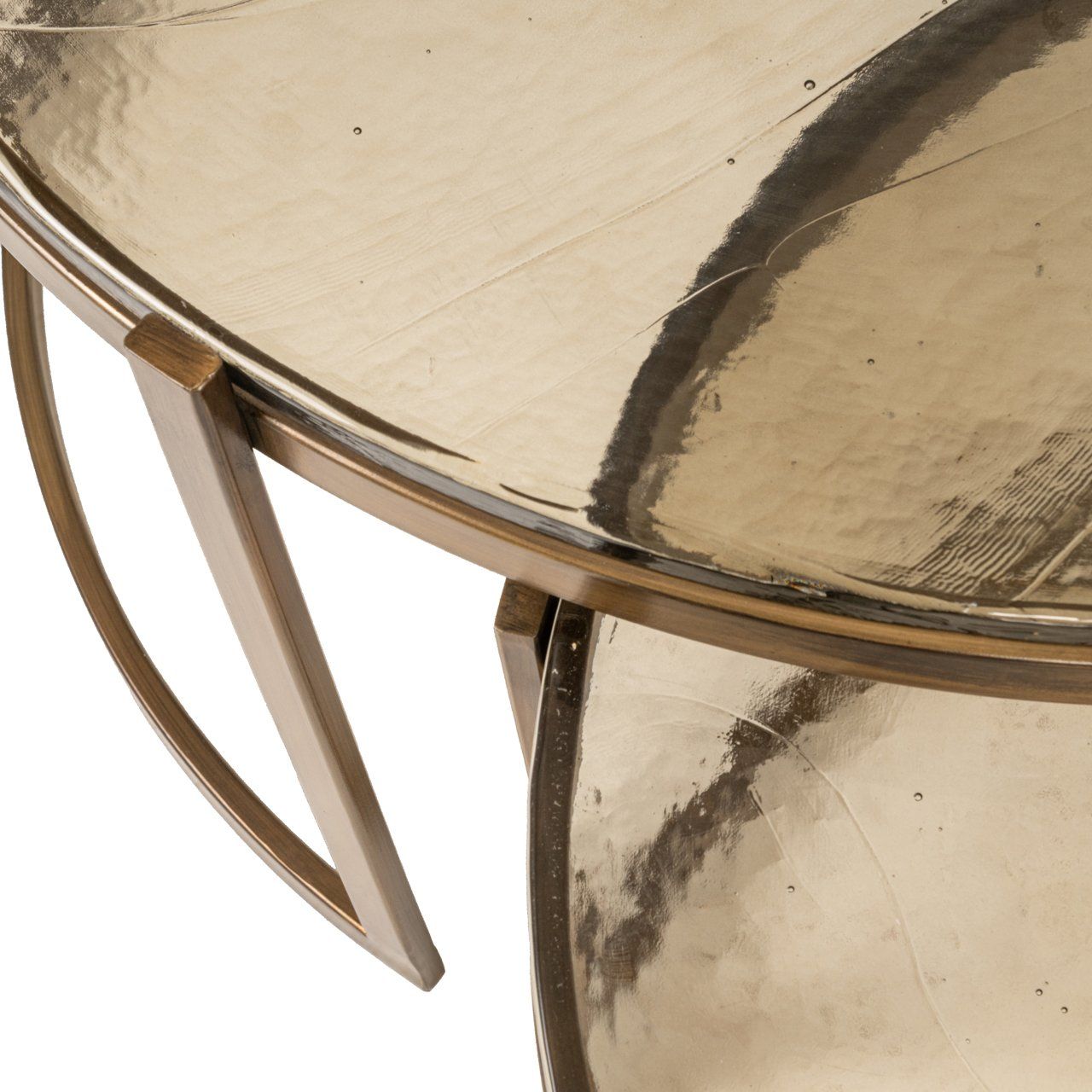 Coffee table Cleo gold (Set of 2)